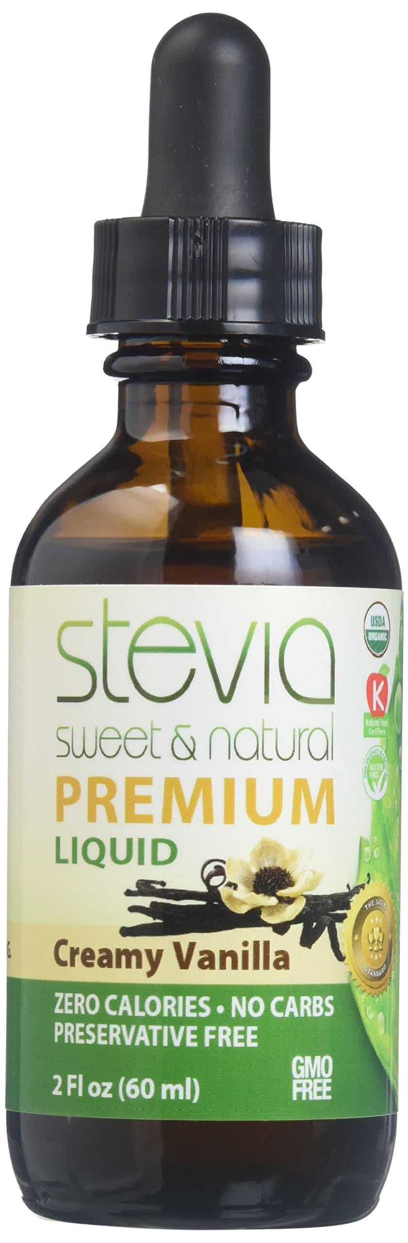 Anumed Internatioanl Creamy Vanilla Stevia Liquid, 0.02 PoundUSDA Organic