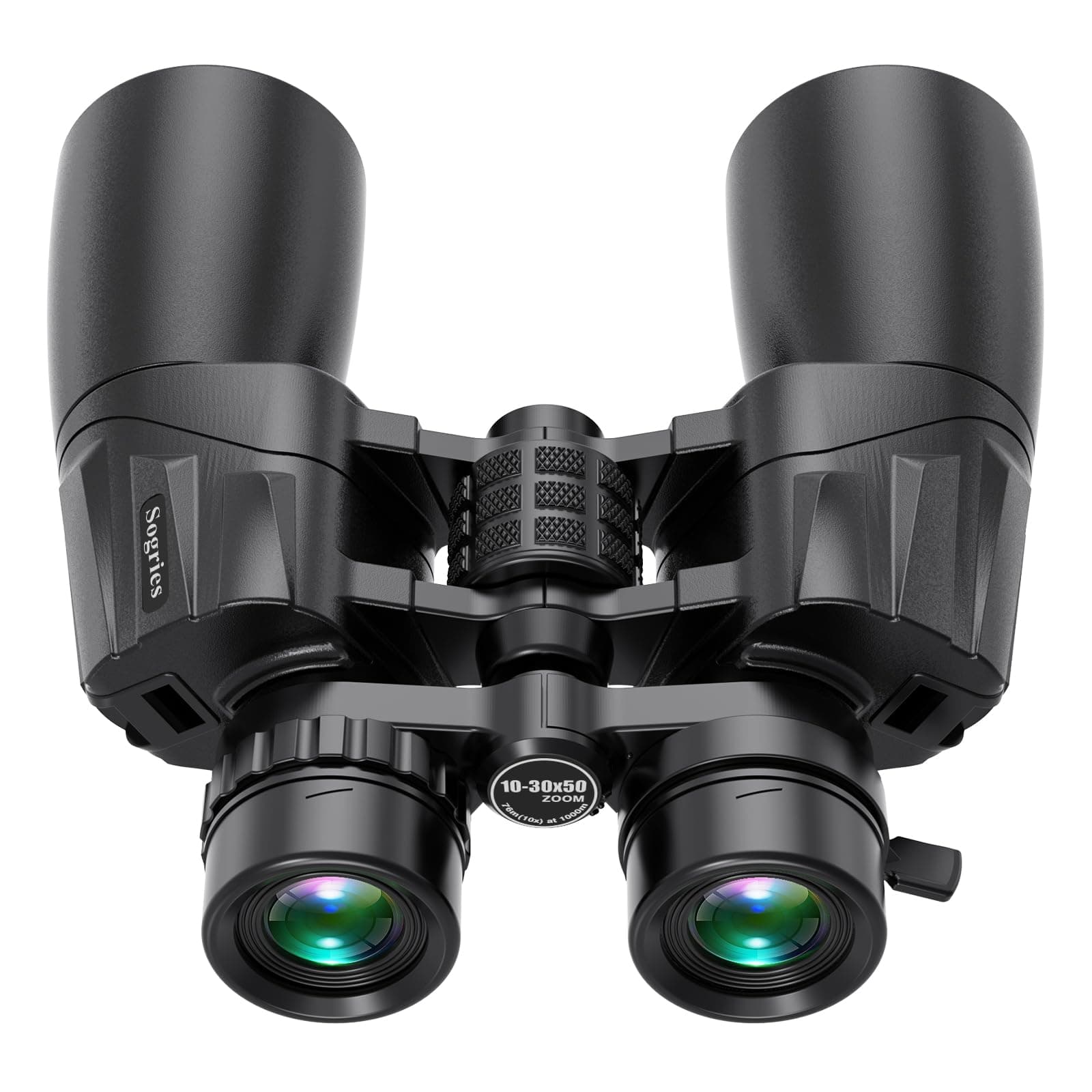 10-30x50 Zoom Binoculars for Adults, High Powered Military Binoculars for Bird Watching Traveling Hunting Concerts with Large View,BAK4,FMC Lens,Clear Low Light Vision at Night