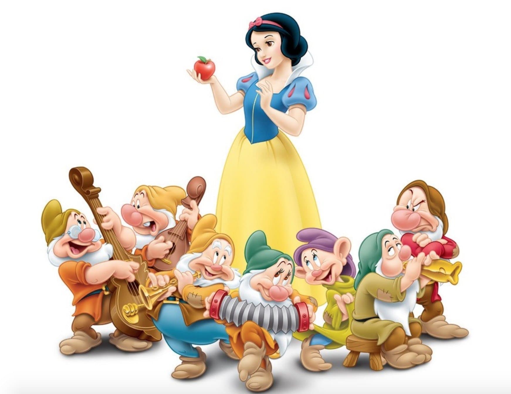 Snow White and the Seven Dwarfs Poster prints 24x36 inches