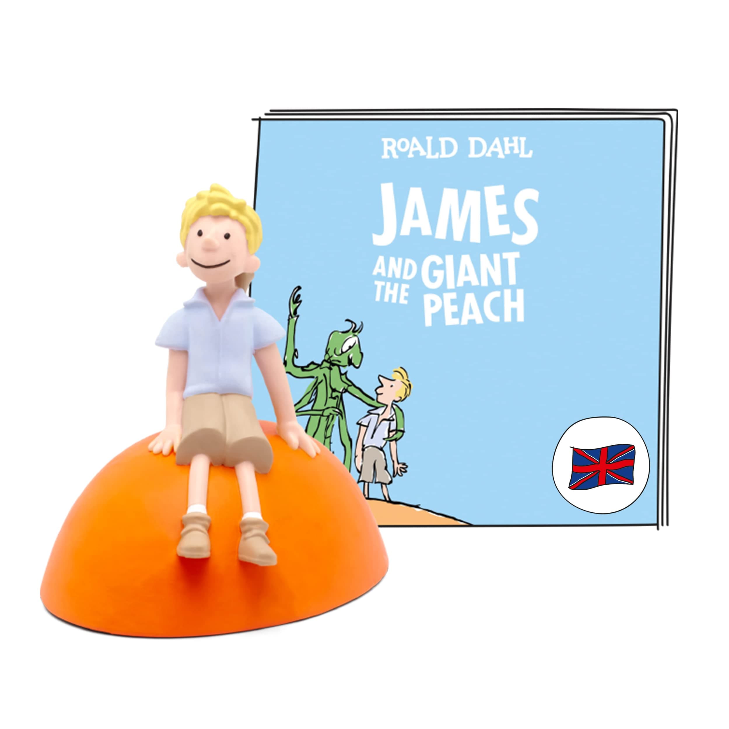 Audio Character For Toniebox, Roald Dahl - James and the Giant Peach, Kid's Gifts, Audio Stories and Songs for Children for Use with Toniebox Kid's Music Player(Sold Separately) (DR03031-1)