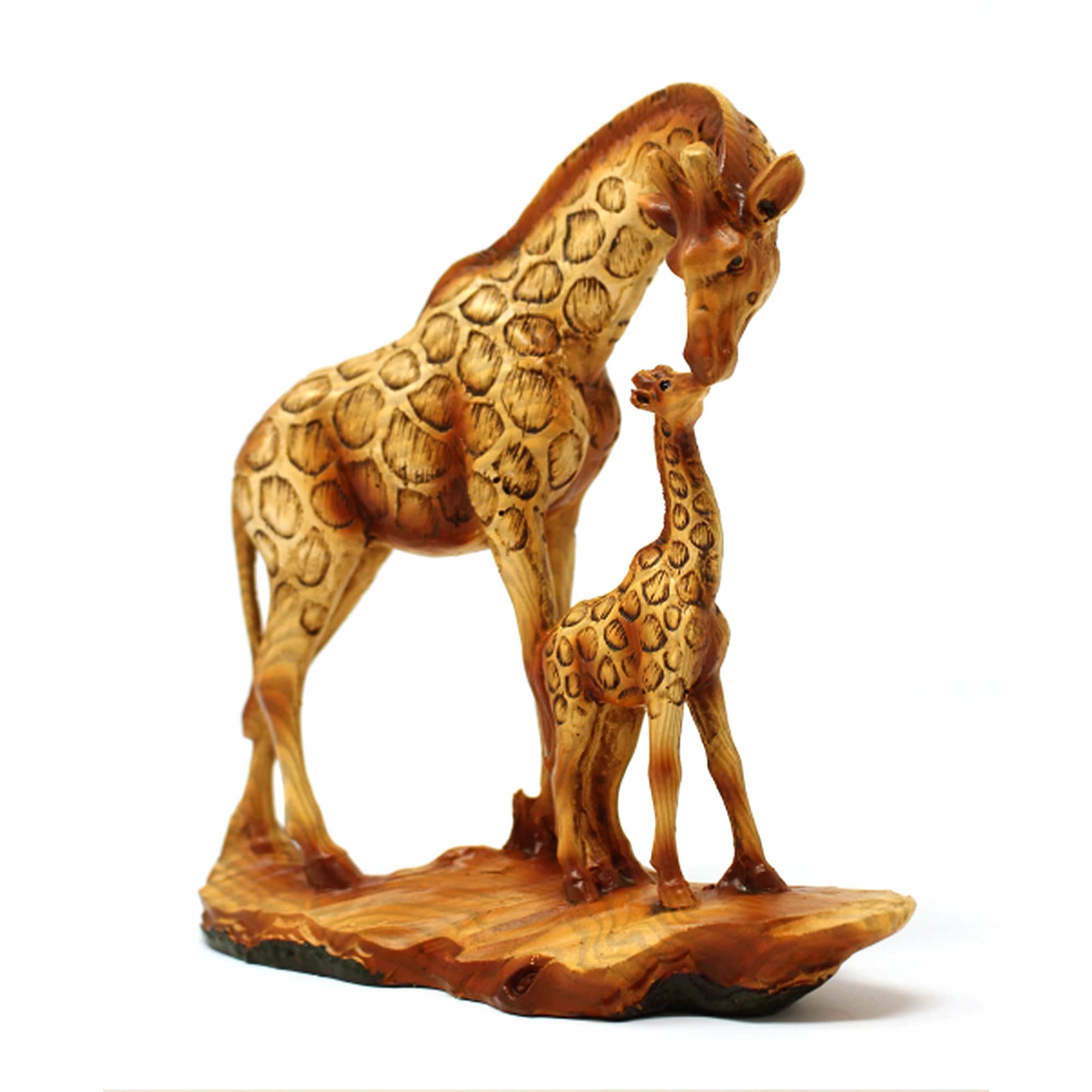 Thorness Free Standing Graceful Giraffe and Calf Decorative Ornament