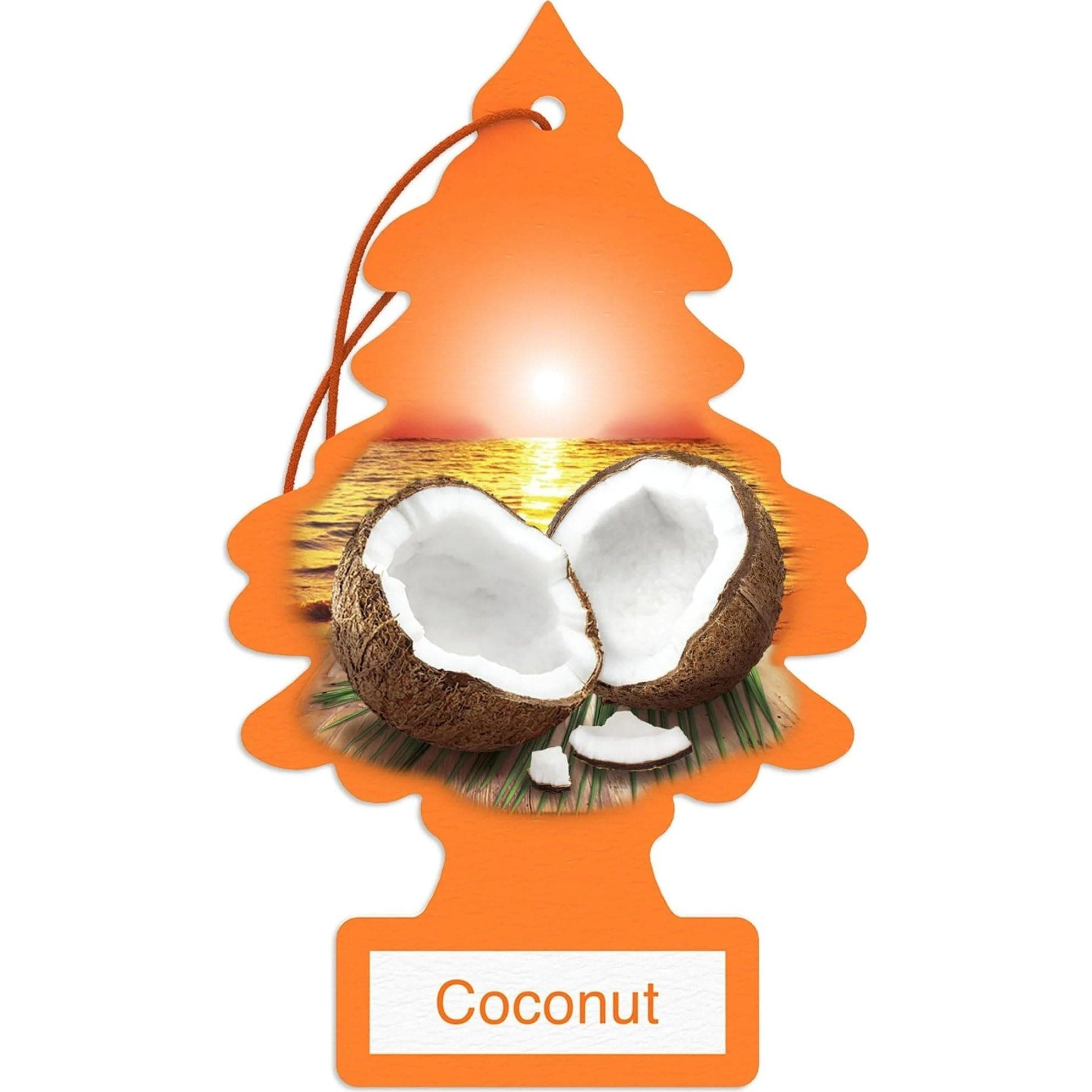 Car Air Freshener | Hanging Paper Tree for Home or Car | Pina Coconut | Pack 6