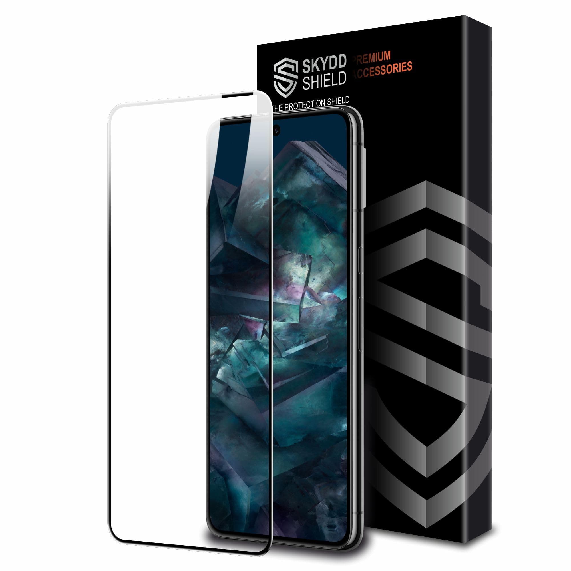 Military-Grade Gorilla Tempered Glass For Google Pixel 8 Pro (6.7 Inch) With Installation Kit | Edge to Edge Coverage | Black