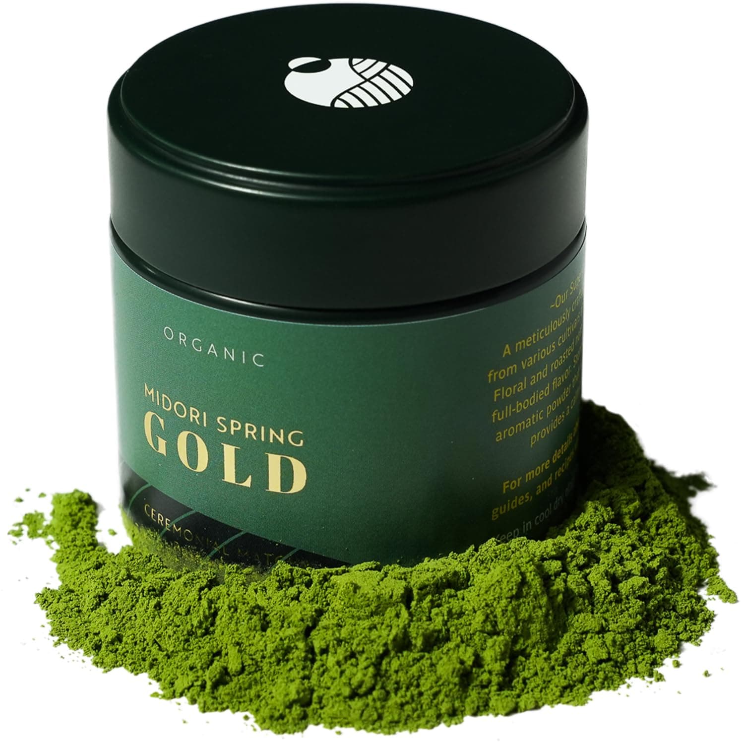 Organic Ceremonial Grade Matcha - Gold 1st Harvest Blend, Japanese Stone Ground Green Tea Powder, Radiation, Gluten Free, Vegan (Organic Gold)