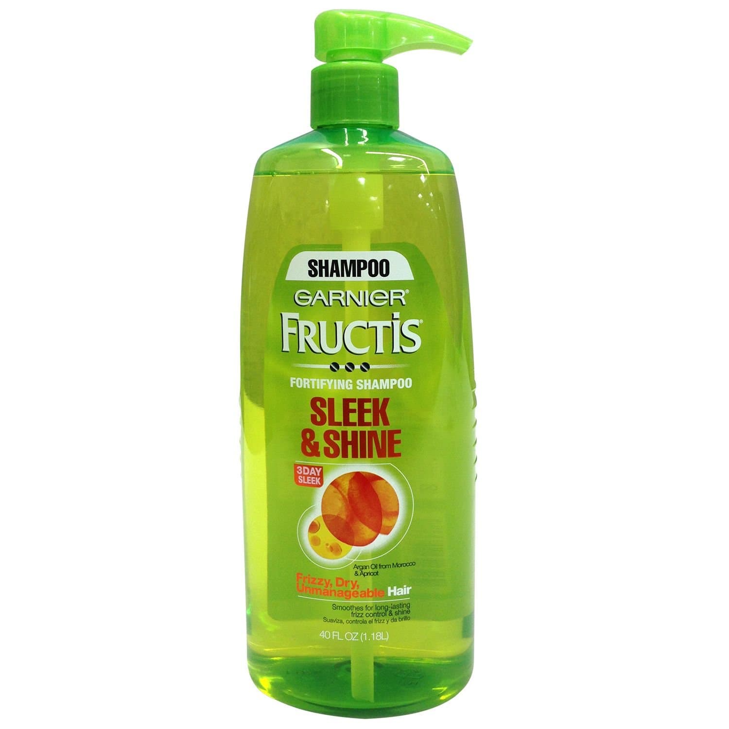 Fructis Shampoo Sleek & Shine - Pump - 40 oz.