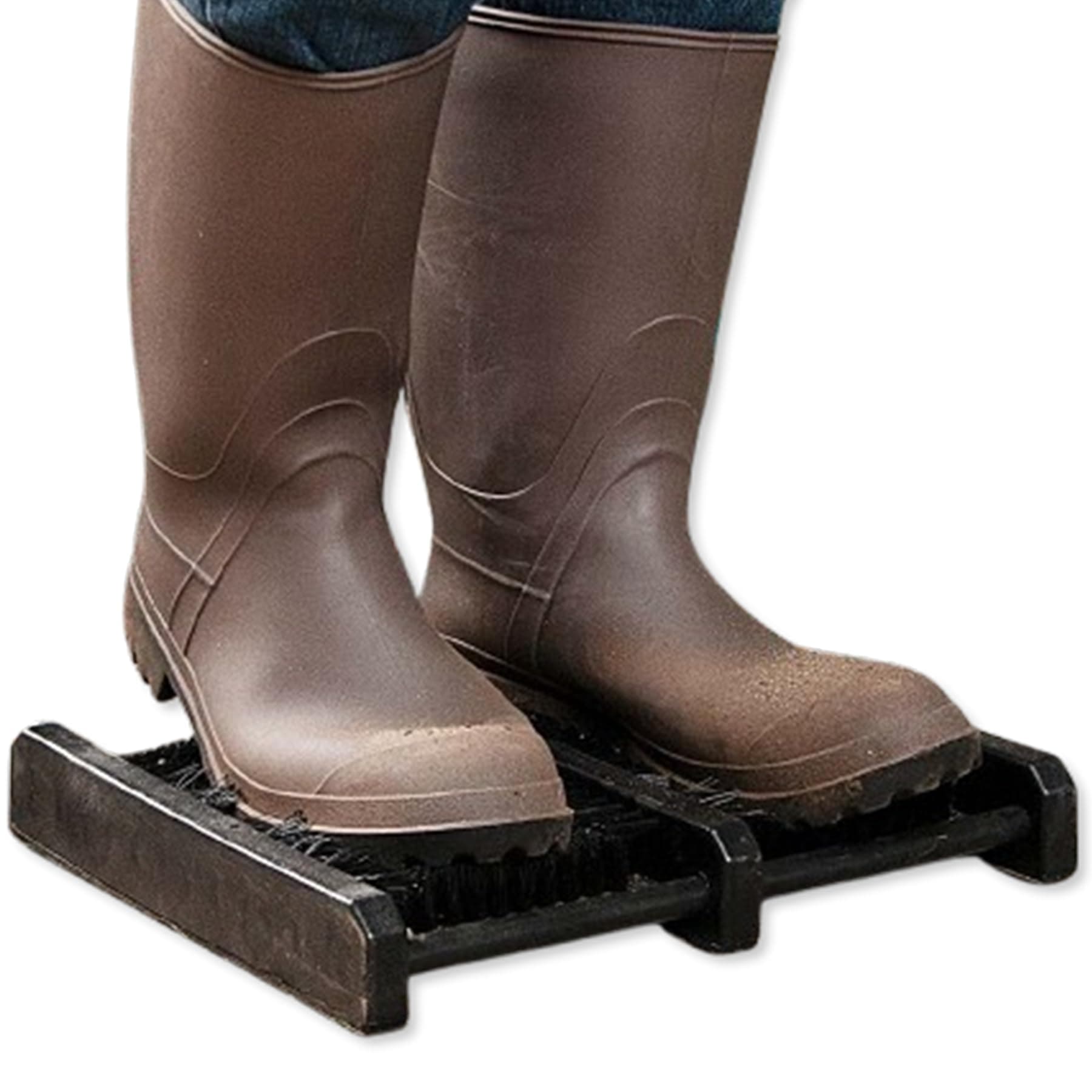 JOB SITE Jobsite Boot Scrubber Flat Mat Scraper Brush - As Seen on TV