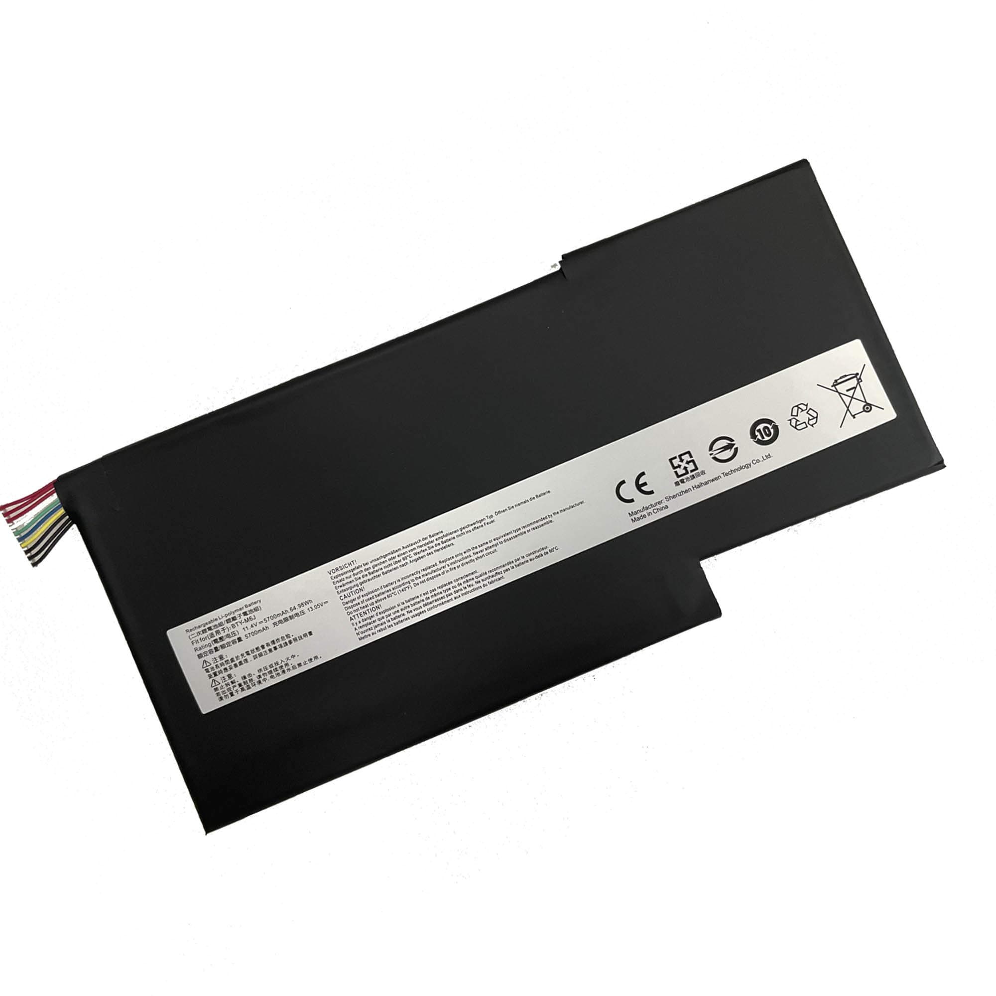 Laptop/Notebook Replacement BTY-M6J Battery Compatible with MSI GS63 GS63VR GS73 GS73VR 6RF Stealth Pro 6RF-001US BP-16K1-31 BTY-U6J