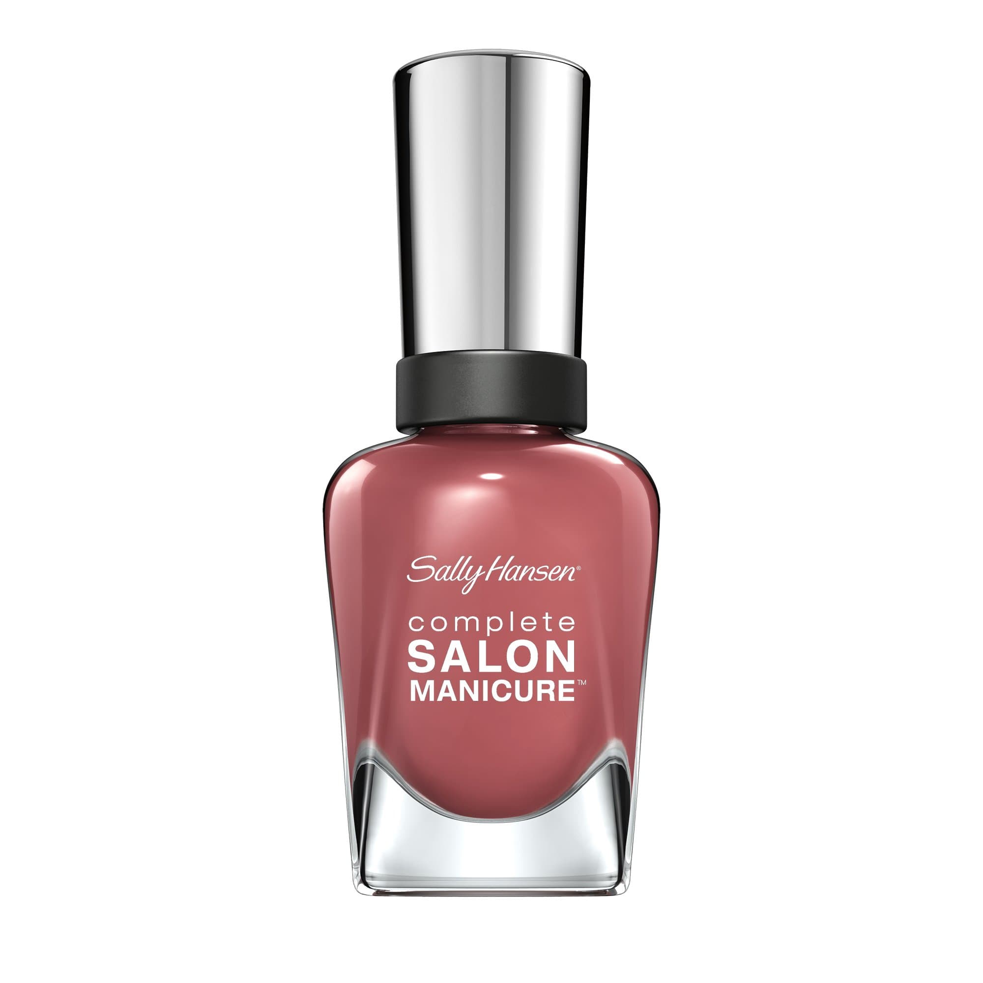 Sally Hansen Complete Salon Manicure Nail Polish, Pink and Red Shades, 14.7 ml, Enchante