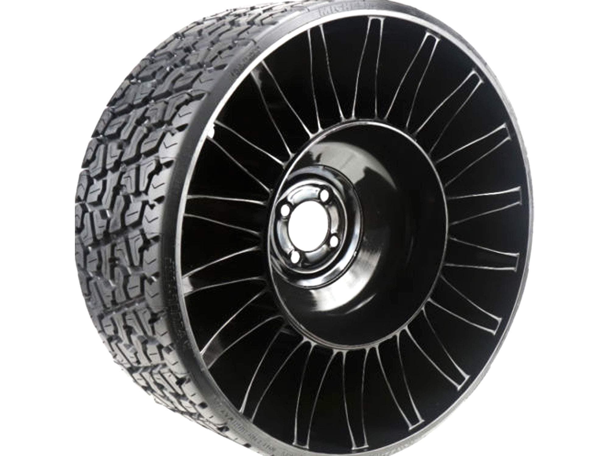 (1) Tweel Turf Tire Assembly by Michelin X 24x12.00-12 Fits Zero Turn Mowers
