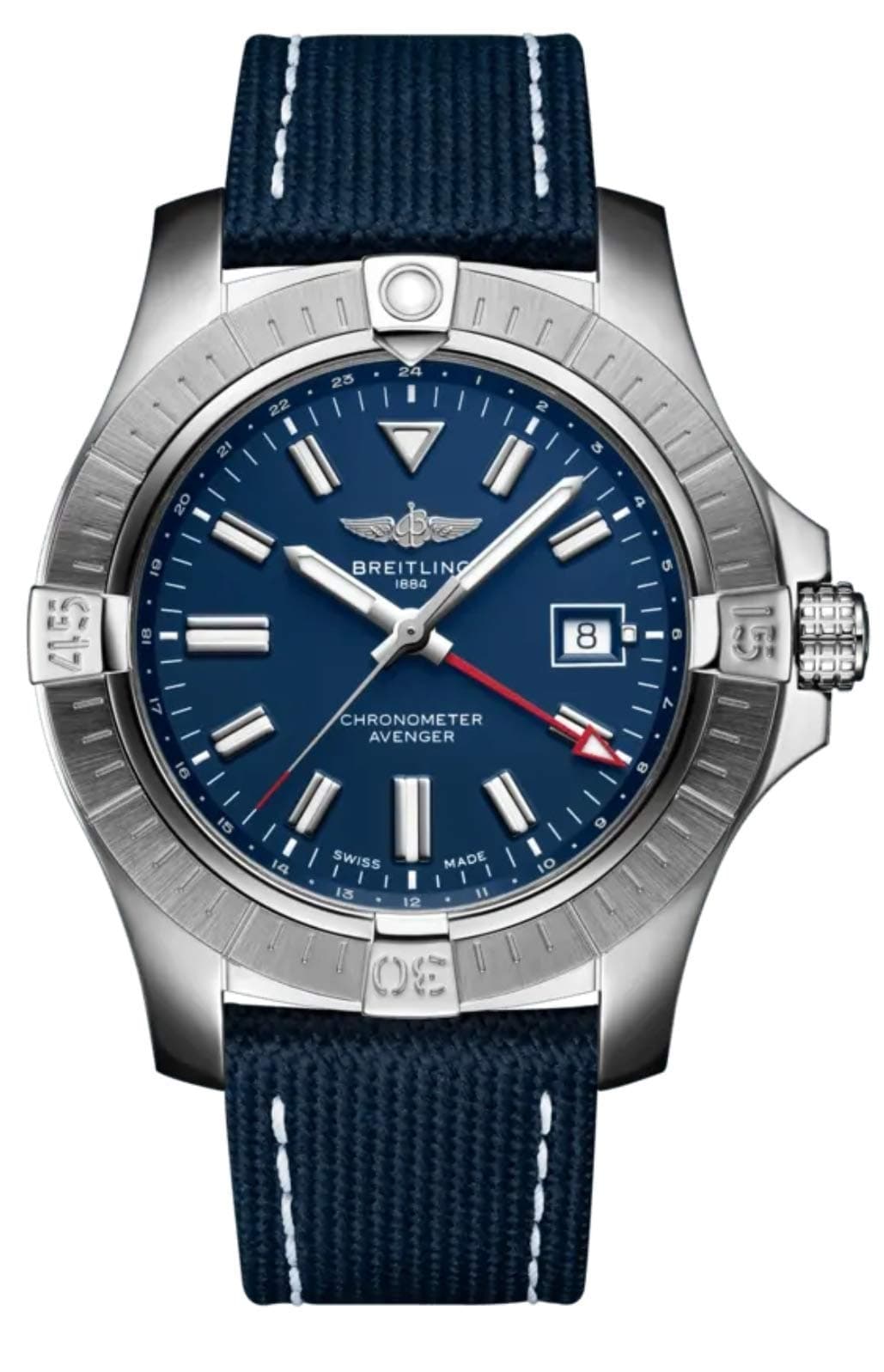 Breitling Avenger Automatic GMT 45 Mens Watch