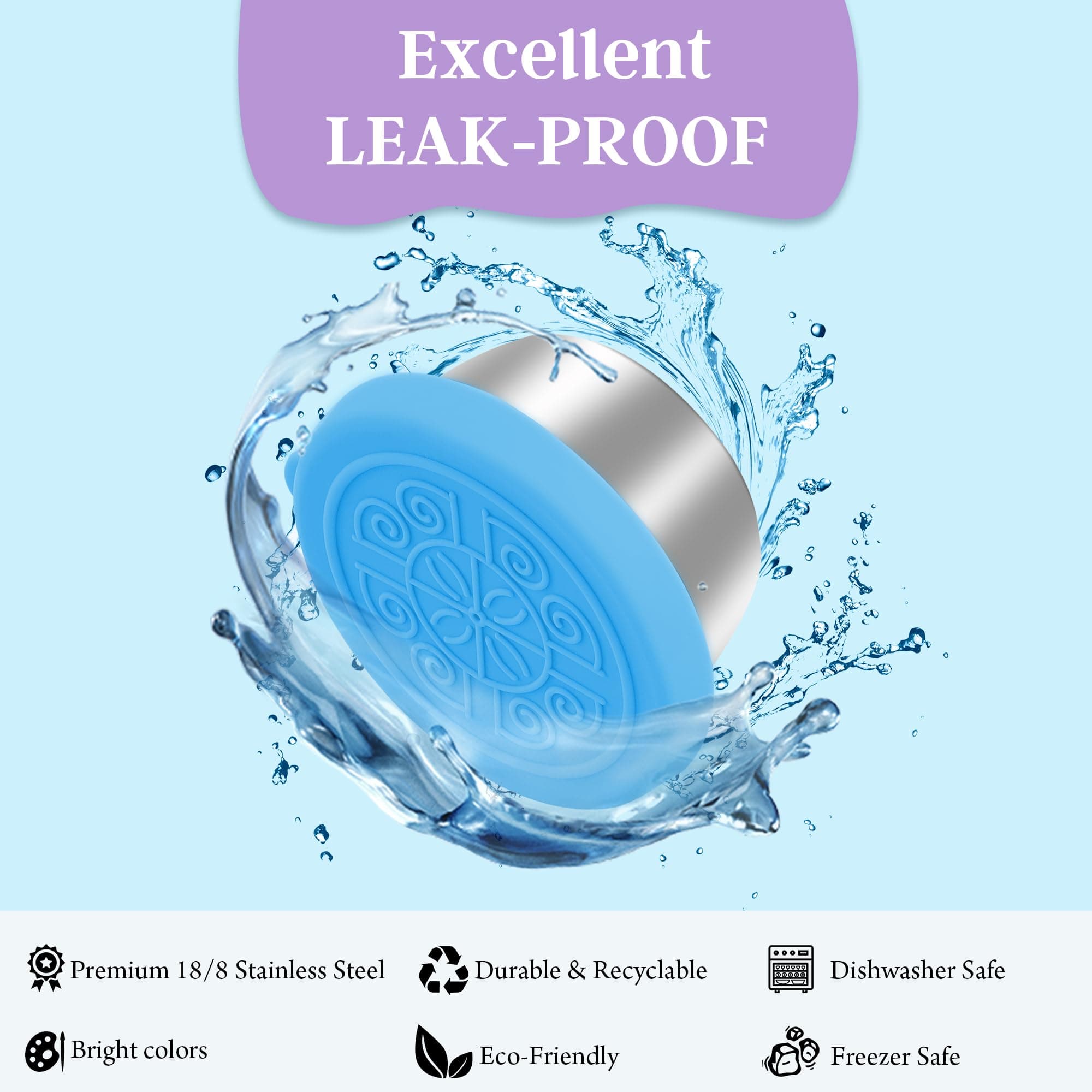 6x1.6 Oz Salad Dressing Containers With Lids, Small Leakproof Reusable Stainless Steel Salad Dressing Container To Go For Lunch Boxes,Sauce containers, Picnics,Travel Meal Prep And Kitchen Storage.