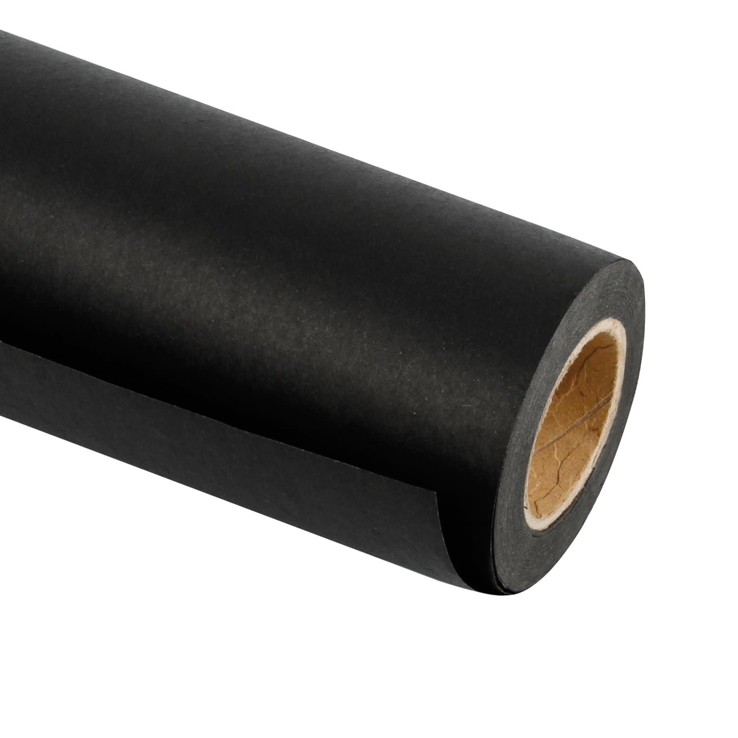 RUSPEPA Black Kraft Paper Roll - 76.2cm x 30in Recycled Paper Perfect for Crafts, Art, Gift Wrapping, Packaging, Postal