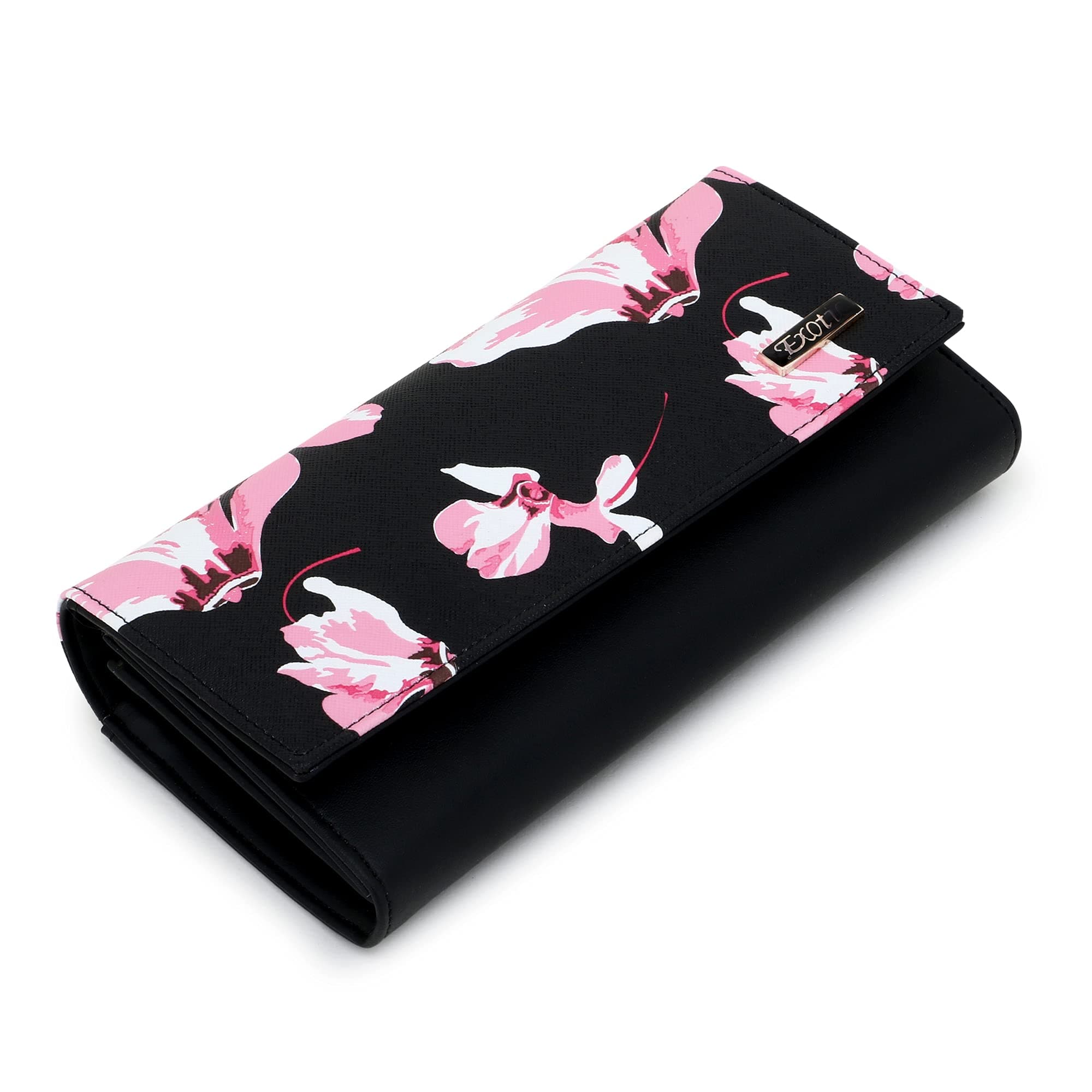 EXOTIC Grey Polyurethane Women's Wallet