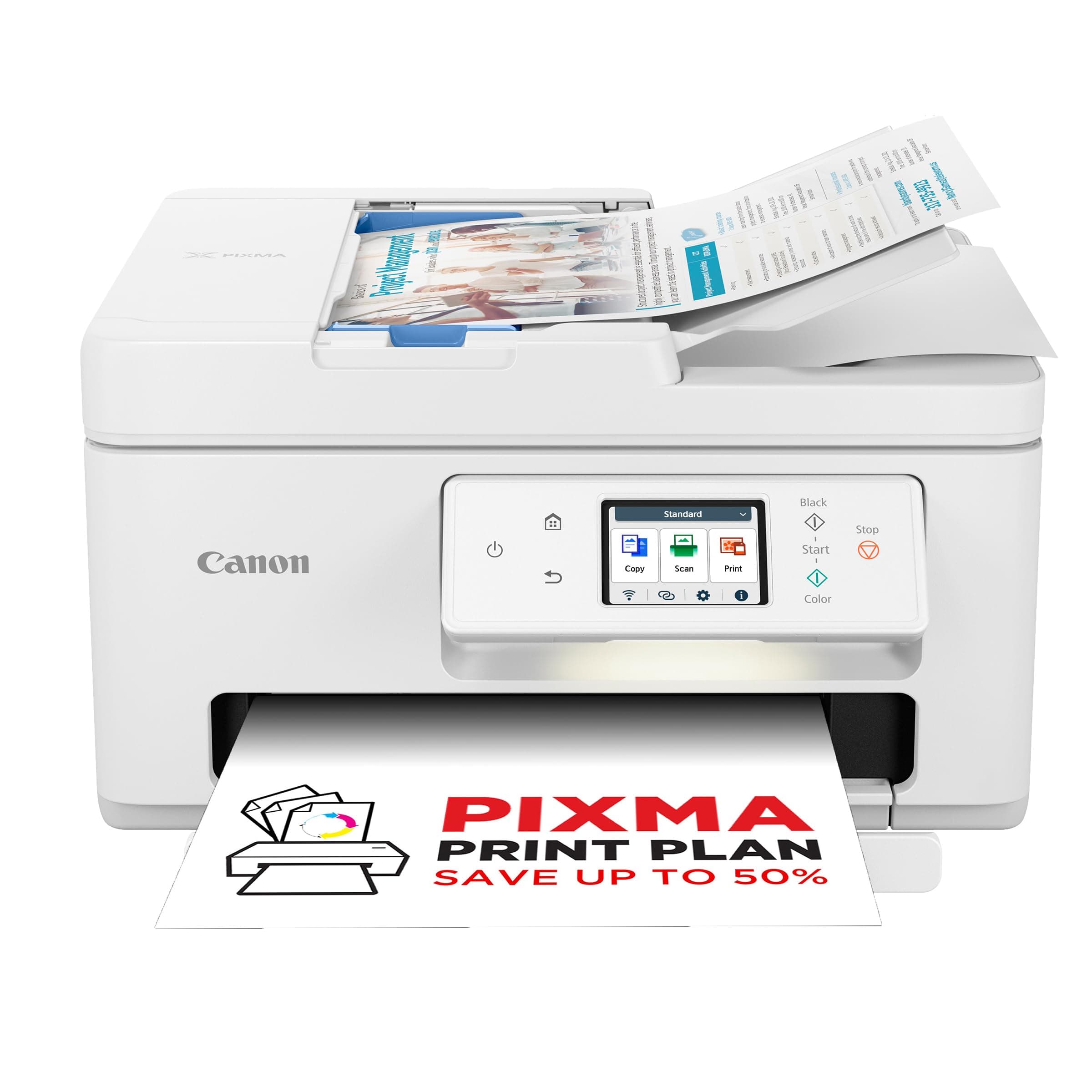 Canon PIXMA TS7750i Series - All-in-One Printers, Copier & Scanner for Home Use | Wireless for Easy Printing From Your Smartphone | Canon Printer Home Printers with PIXMA Print Plan