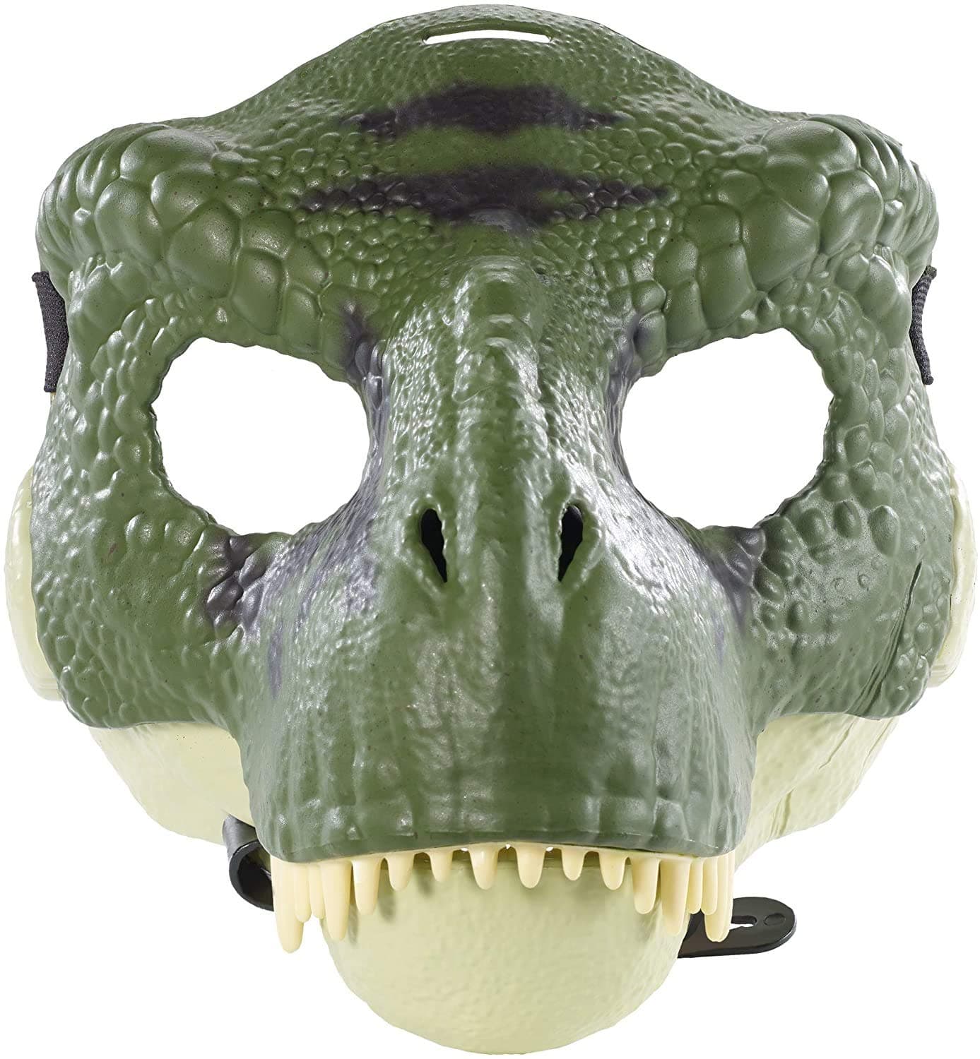 Jurassic World Movie-inspired Dinosaur Mask with Opening Jaw, Realistic Texture and Color, Eye and Nose Openings and Secure Strap; Ages 4 and Up