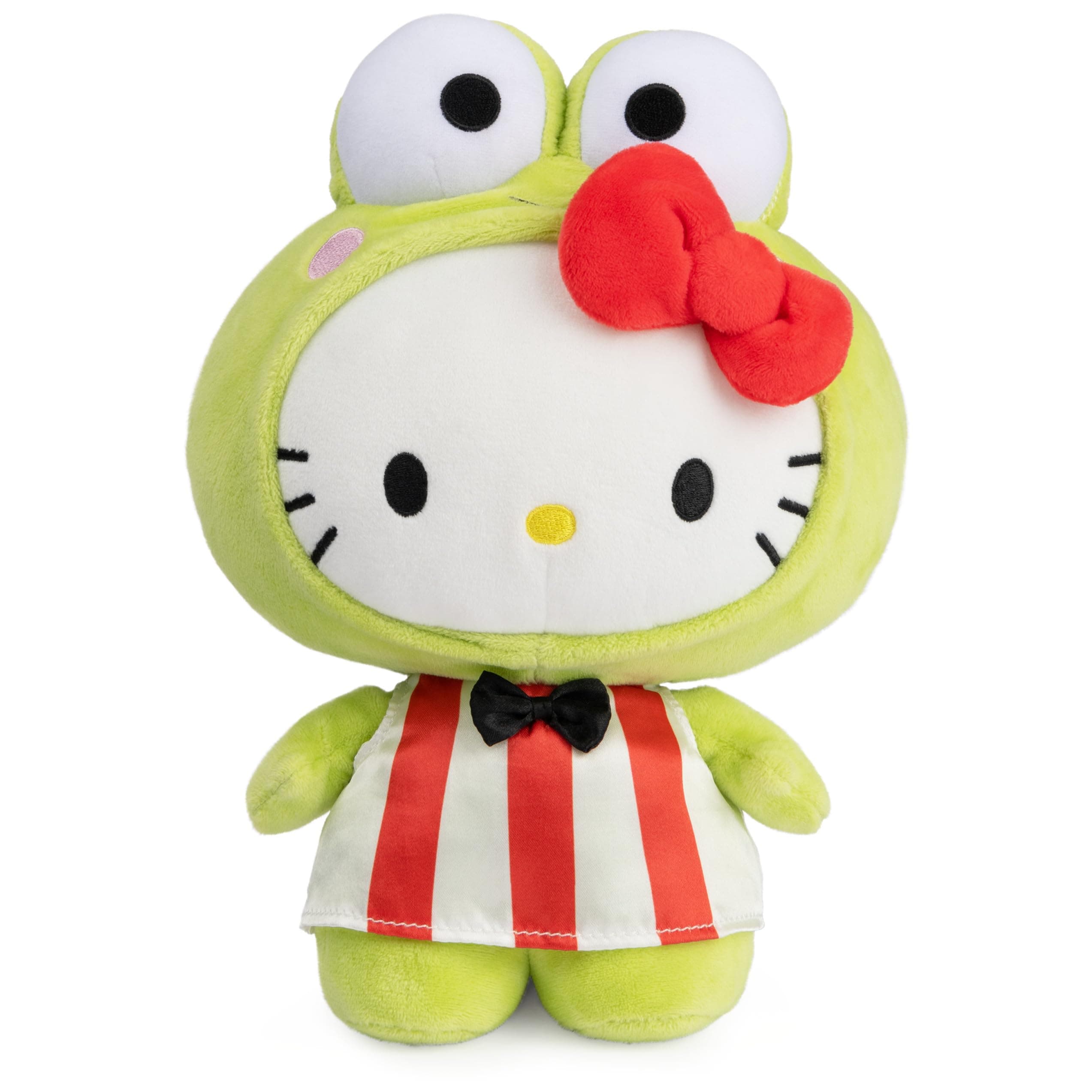Sanrio Hello Kitty Keroppi Plush Toy, Premium Stuffed Animal for Ages 1 and Up, Green, 9.5"