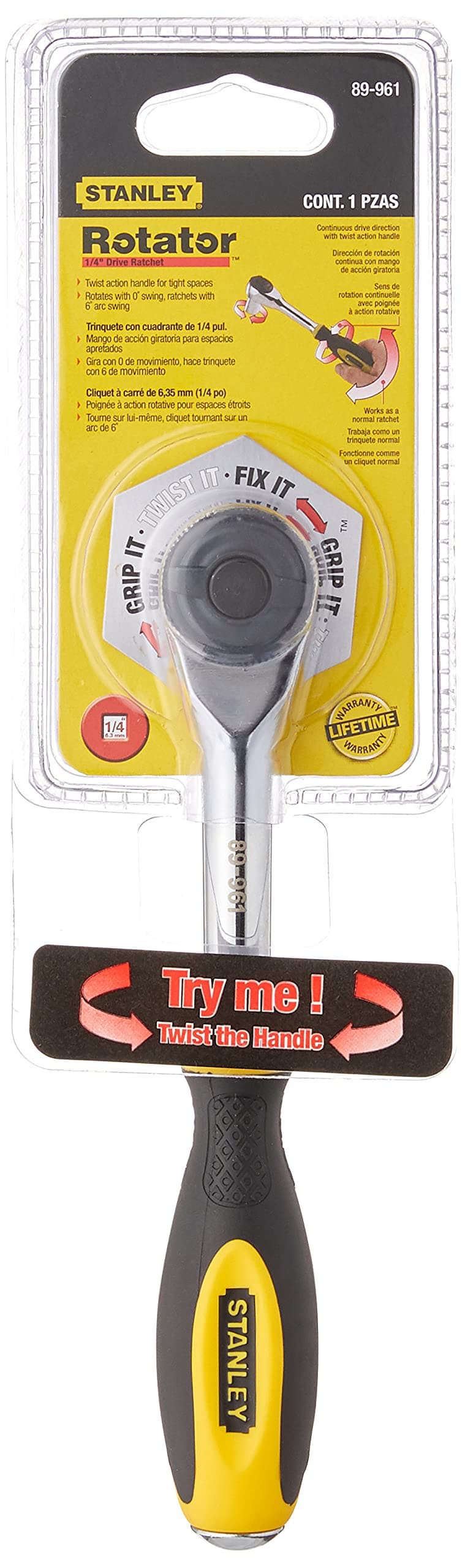 Stanley Hand Tools 89-961 001PC 14DR ROTATOR RATCHET