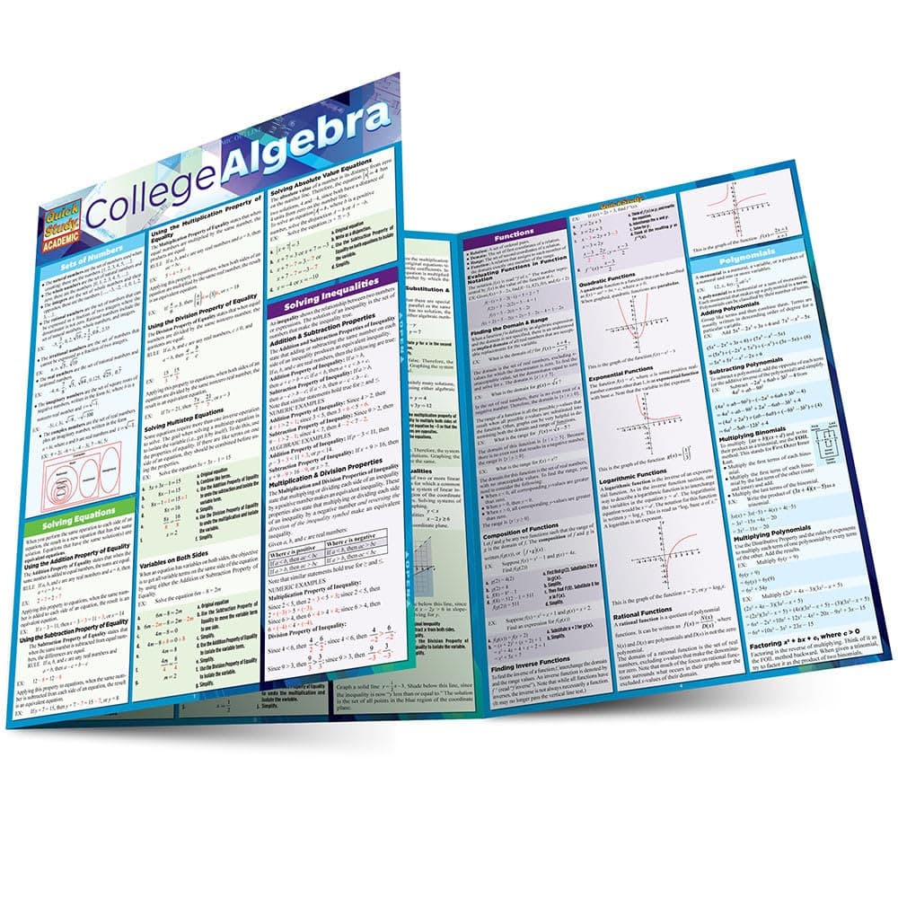 College Algebra (Quick Study Academic)
