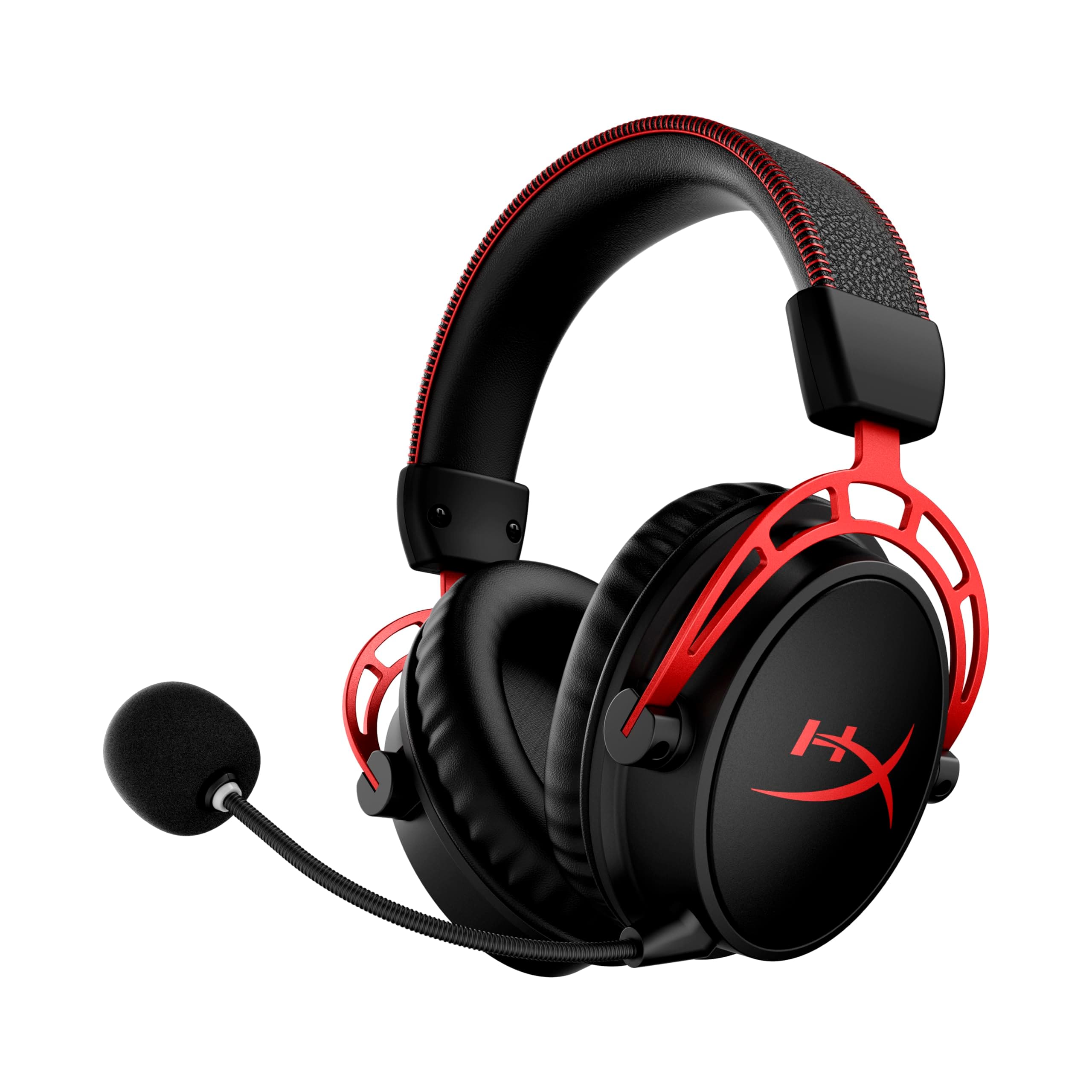 Cloud Alpha Wireless - Gaming Headset for PC, 300-hour battery life, DTS Headphone:X Spatial Audio, Memory foam, Dual Chamber Drivers, Noise-cancelling mic, Durable aluminium frame