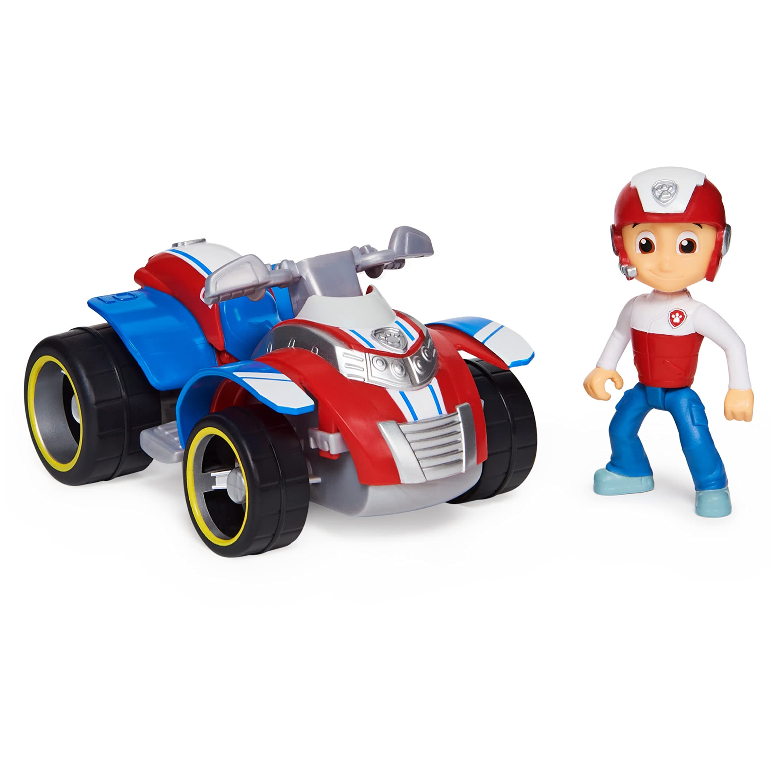 PAW PATROL Ryder’s Rescue ATV Vehicle with Collectible Figure, for Kids Aged 3 and up