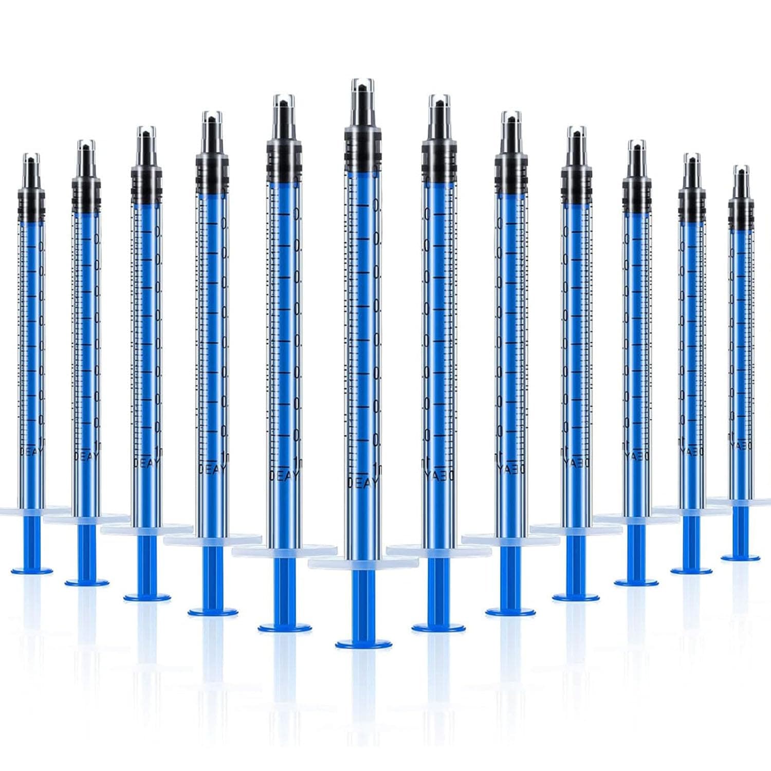 Syringes With Tube Measurement, Pet Feeding Syringe, Plastic Liquid Syringes, No Needle For Jelly Shoots, Halloween, Thanksgiving, Christmas, Bachelor Parties, Nurses, Graduation Party, 1 ml, 12 Pcs