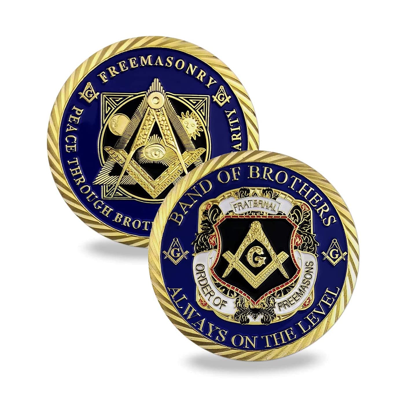 Glamtune Masonic Challenge Coin Master Mason Freemasonry Brotherhood Coin