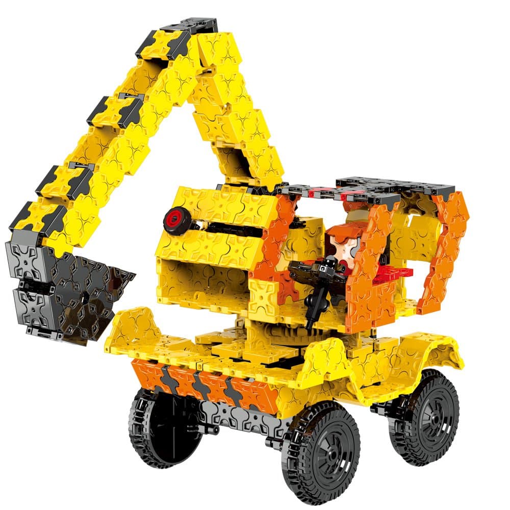 WEofferwhatYOUwant Educational Construction Block Vehicle Truck - Stem 3D Project Uses 743 Flatblocks Pieces. Ages 6 year plus.