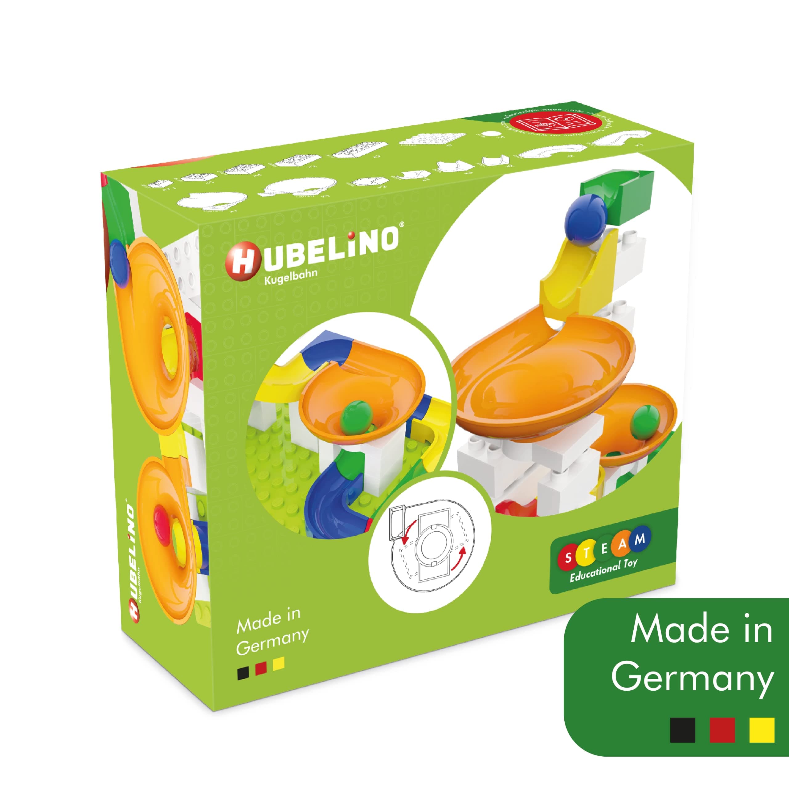 Hubelino Twister Expansion Set, 44 Pieces, Compatible with Popular Building Blocks, Ages 4 and Up