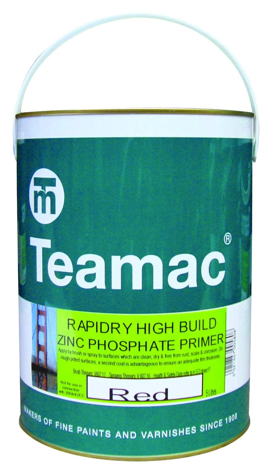 Rapidry High Build Zinc Phosphate Primer - Grey - 1 Litre