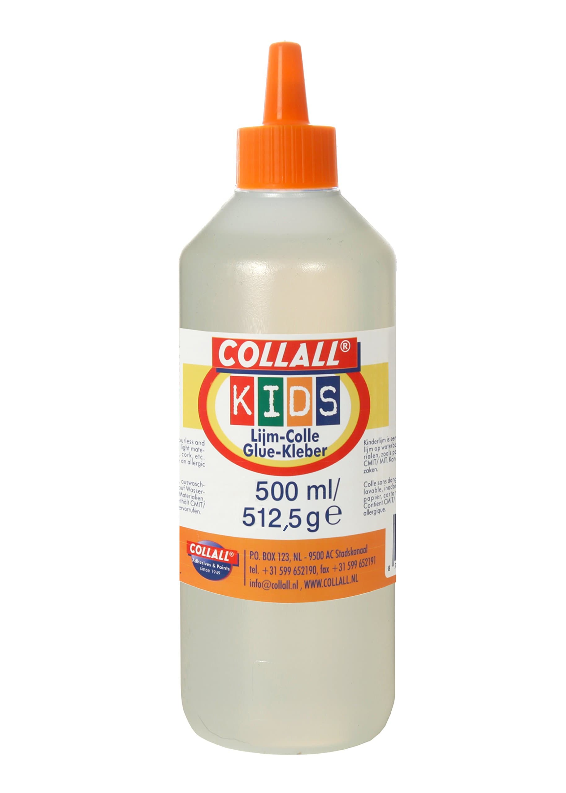CollallTransparent Kids glue-500ml, 21.1 x 6.1 x 6.1 cm