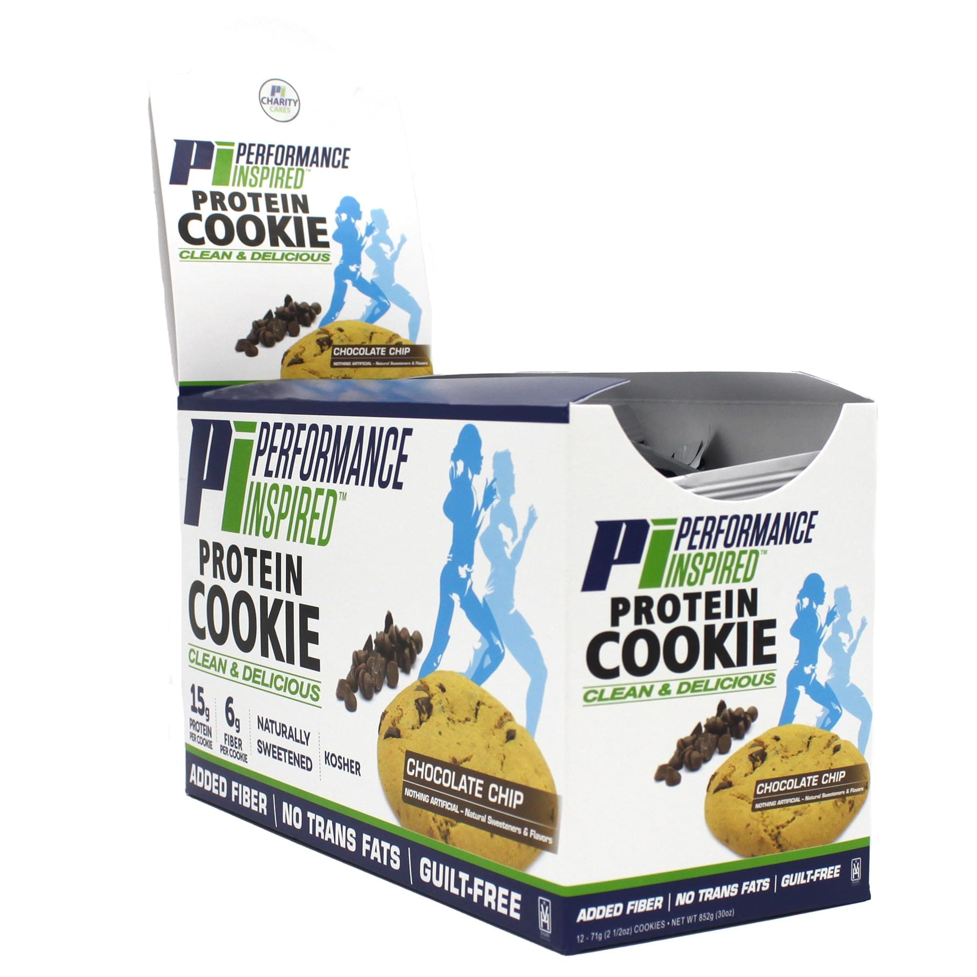 Nutrition Protein Cookie - Contains: BIG 15G Isolate Protein - 6G Of Fiber - All Natural - Guilt Free - No Artificial Ingredients - Chocolate Chip Flavor - 12 Count