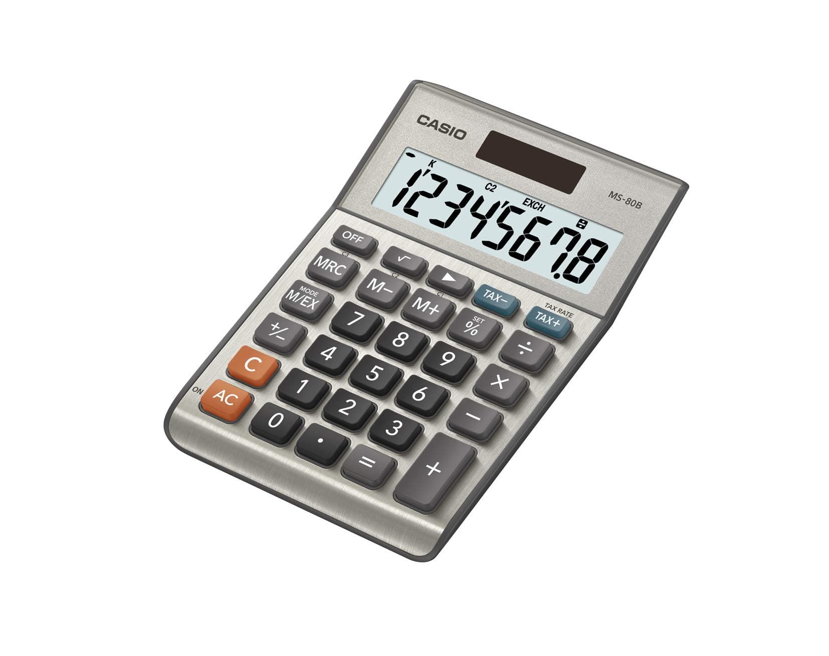 MS-80B Standard Function Desktop Calculator,Black