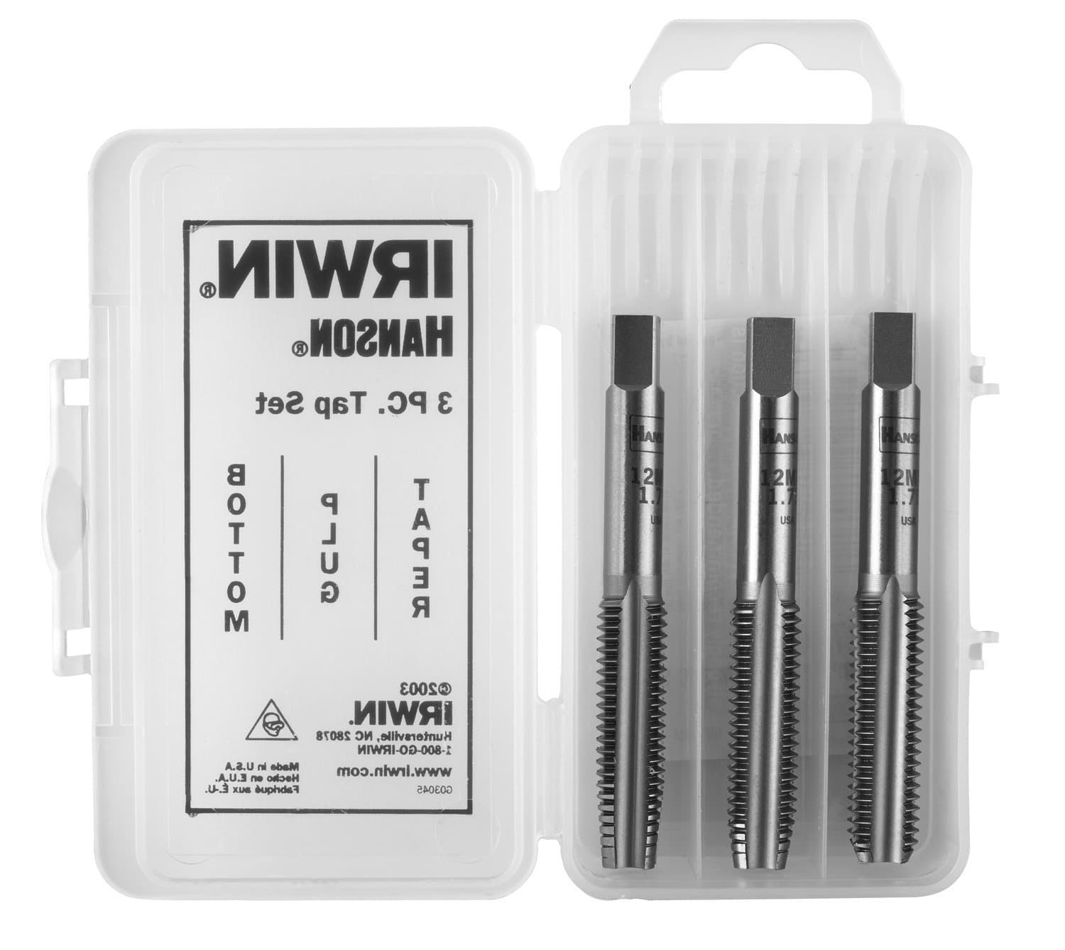 Irwin Tools IRWIN Tap Set, 3.0MM - 0.50MM, 3-Piece (2712)
