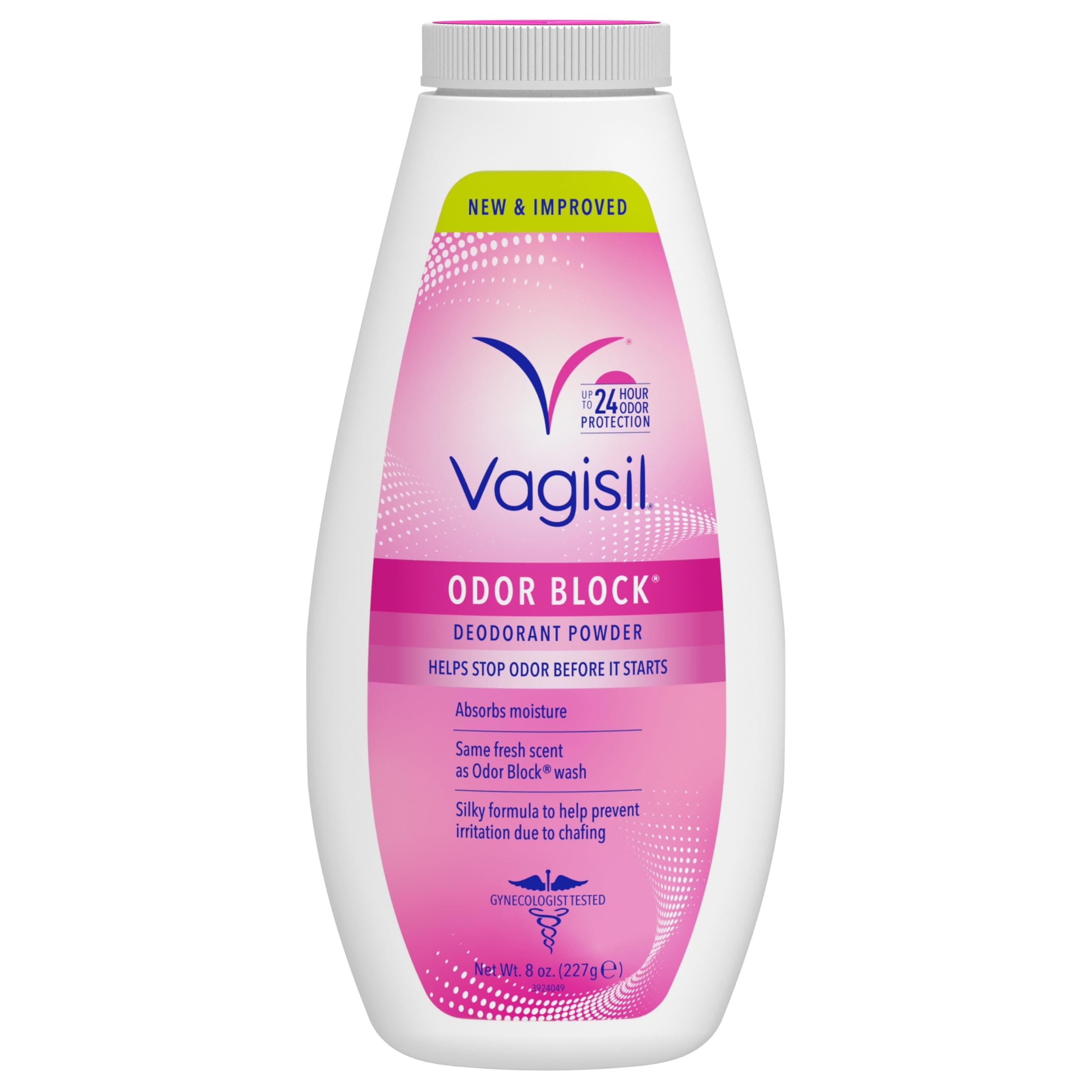Vagisil Odor Block Deodorant Powder, Talc Free, 8 Ounce