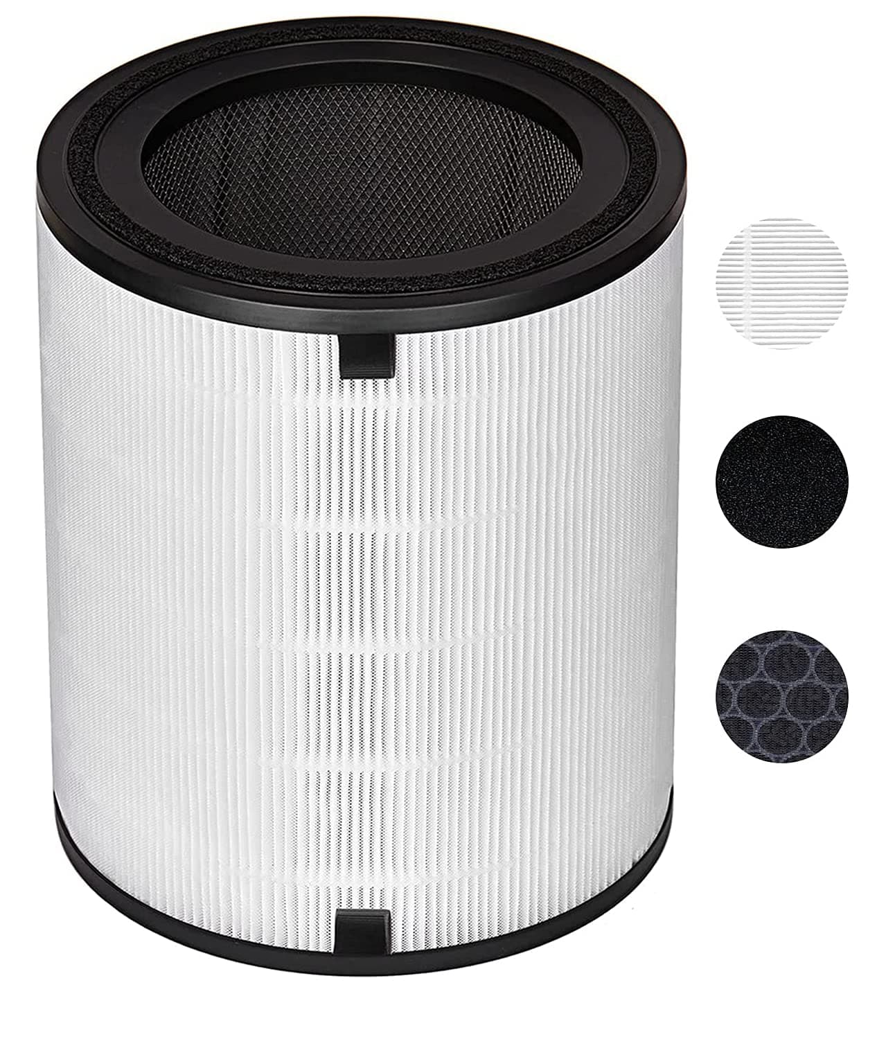 for LEVOIT LV-H133 Air Purifier Replacement Filter Set -True and Activated Carbon Filters -Compatible with Tablenco LV-H133-RF Filter Set for 3-in-1 LV-H133 Air Purifier