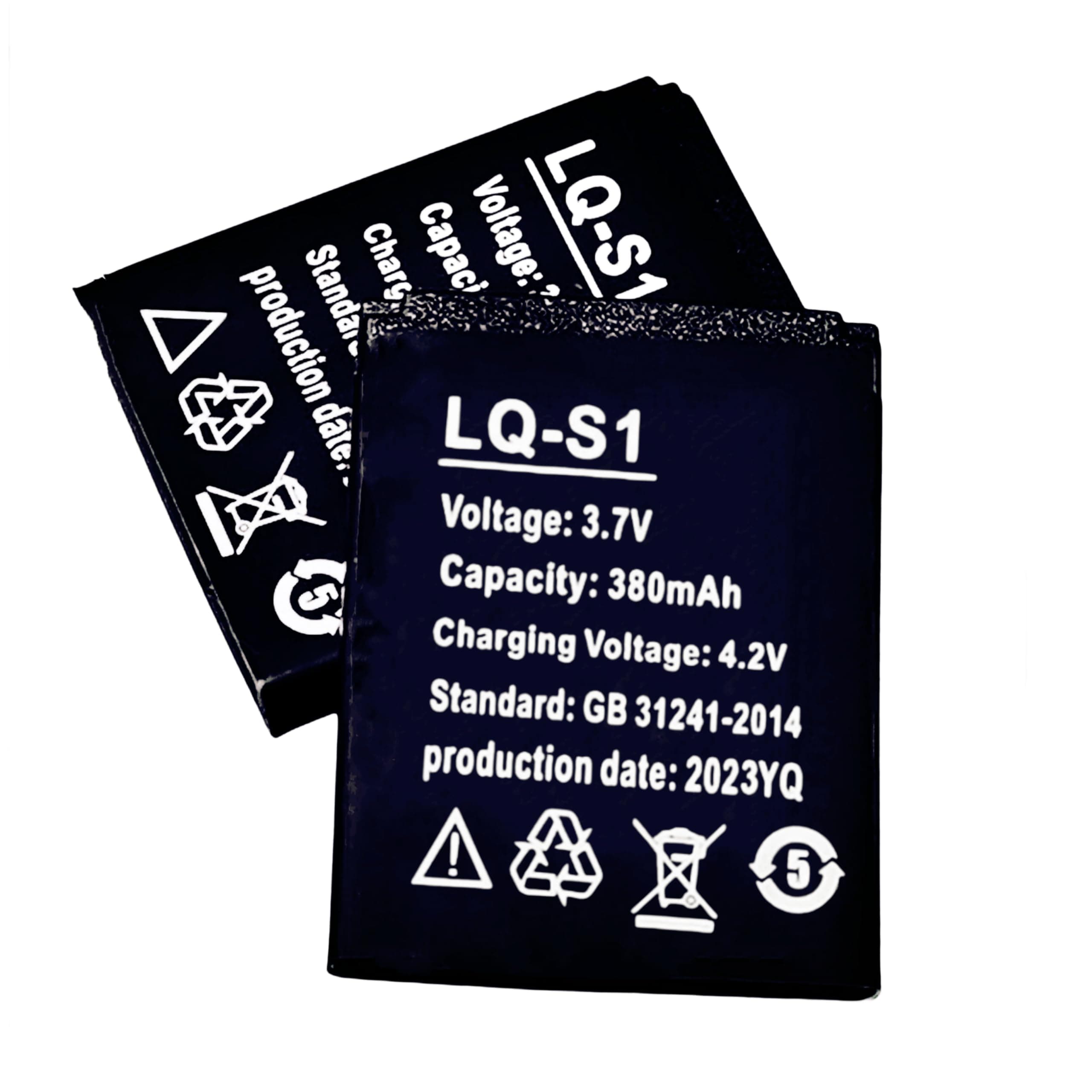 Rechargeable Li-ion polymer battery 380mAh 3.7V For DZ09 Smart Watch