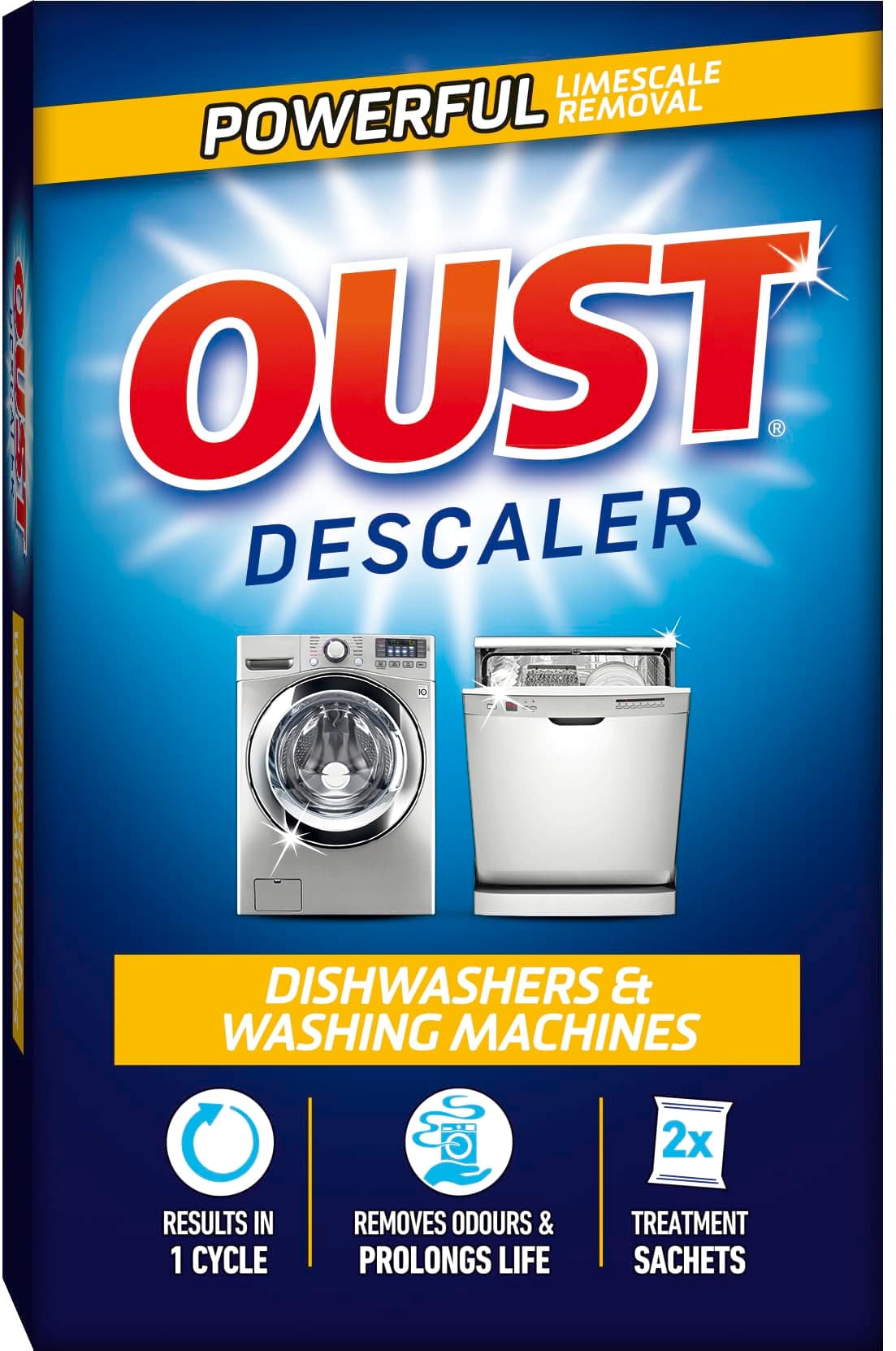 Dishwasher and Washing Machine, Descaler, 2 x 75 g