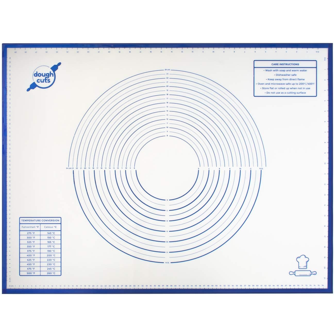 Extra Large Silicone Pastry Mat - Non Stick Reusable XXL 32" x 24" Cooking Sheet Liner with Countertop Non-Slip Grip and Heat Resistant - Non-Toxic, BPA Free Jumbo Pastry Mat for Rolling Dough Cookies