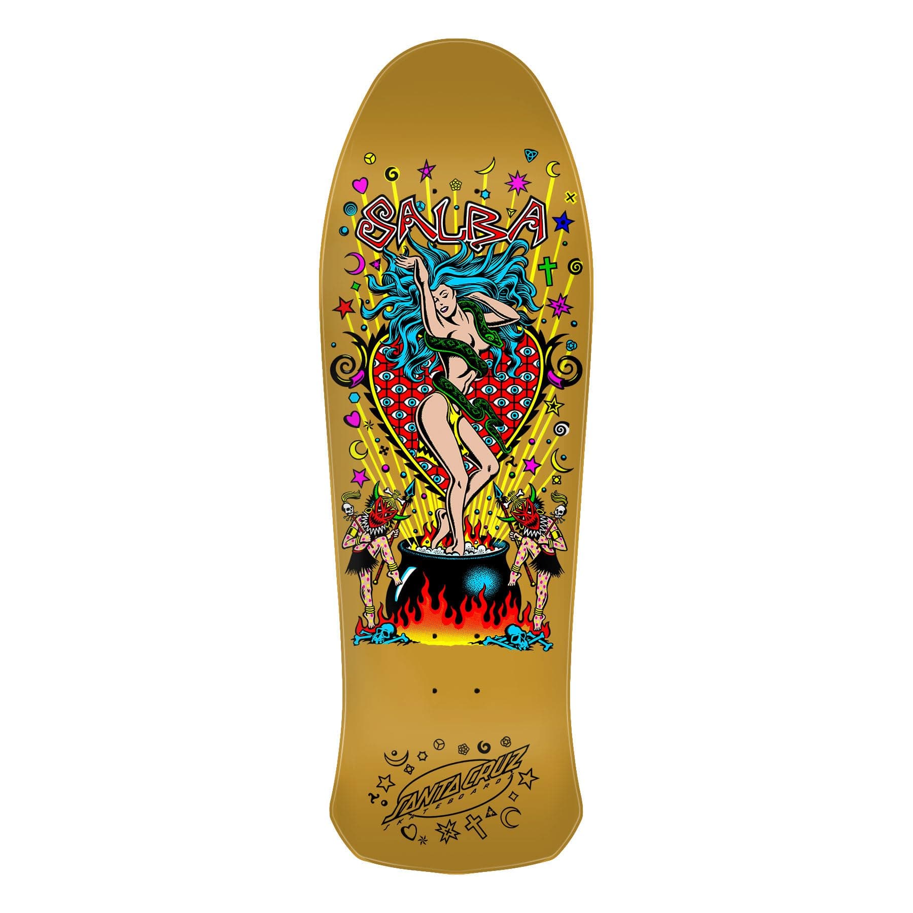 SANTA CRUZ Salba Witch Doctor Reissue 10.4in x 32in Skateboard Decks