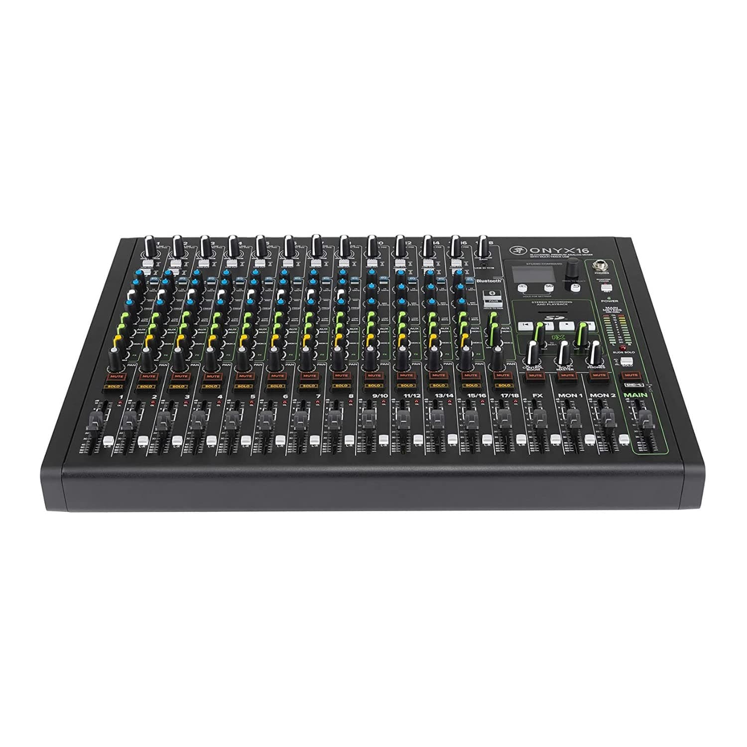 Onyx16 16-channel Analog Mixer with Multitrack USB