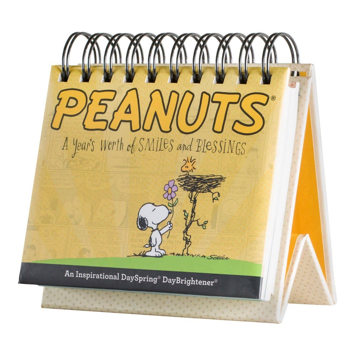 Dayspring - Peanuts - Smiles and Blessings - Perpetual Calendar (75668), Yellow.