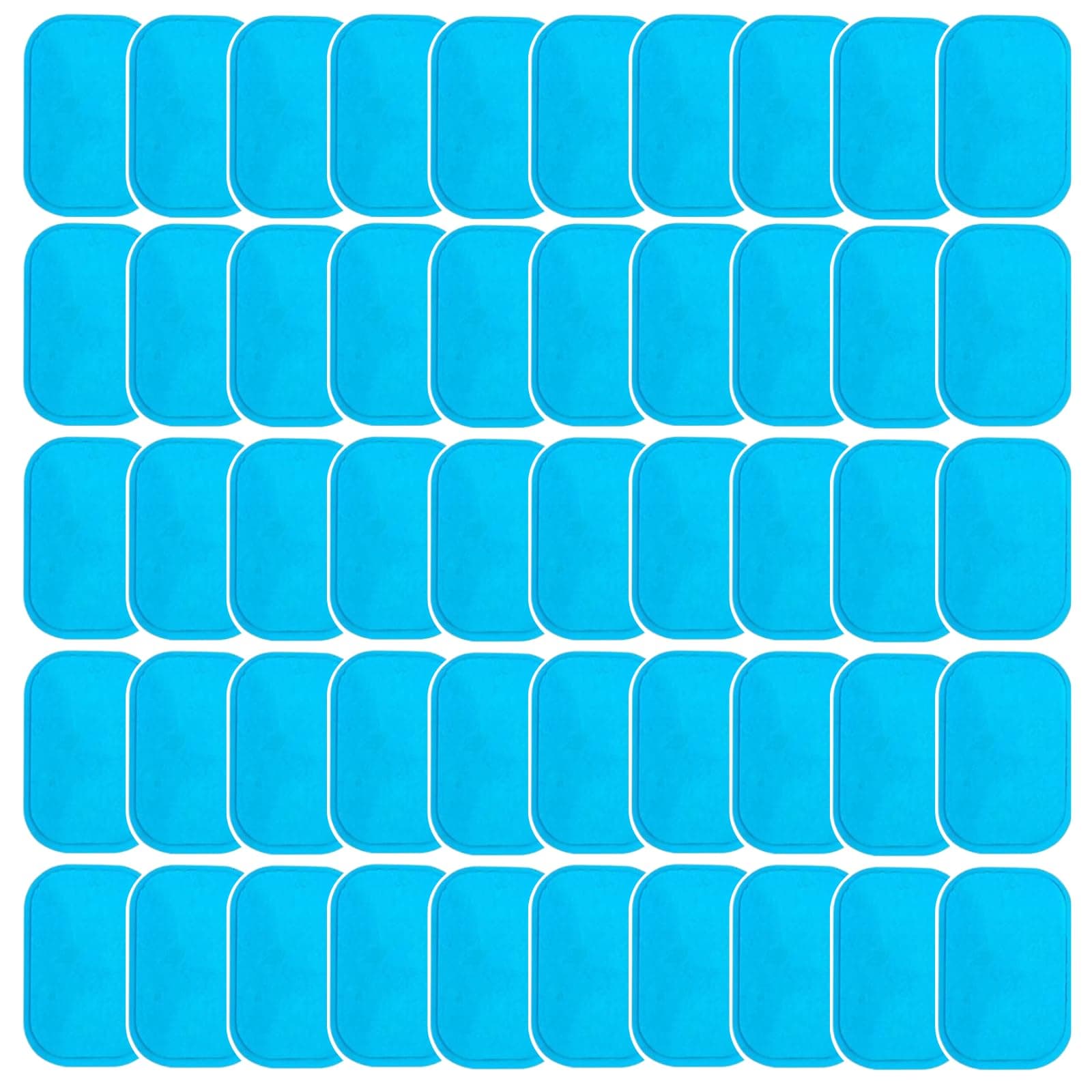 ABS Gel Pads, 50PCS Muscle Stimulator Pads Replacement for Ultimate Muscle EMS Toner Abdominal Belt Belly Thigh Flab Arm Leg Waist Workout Trainer Machine