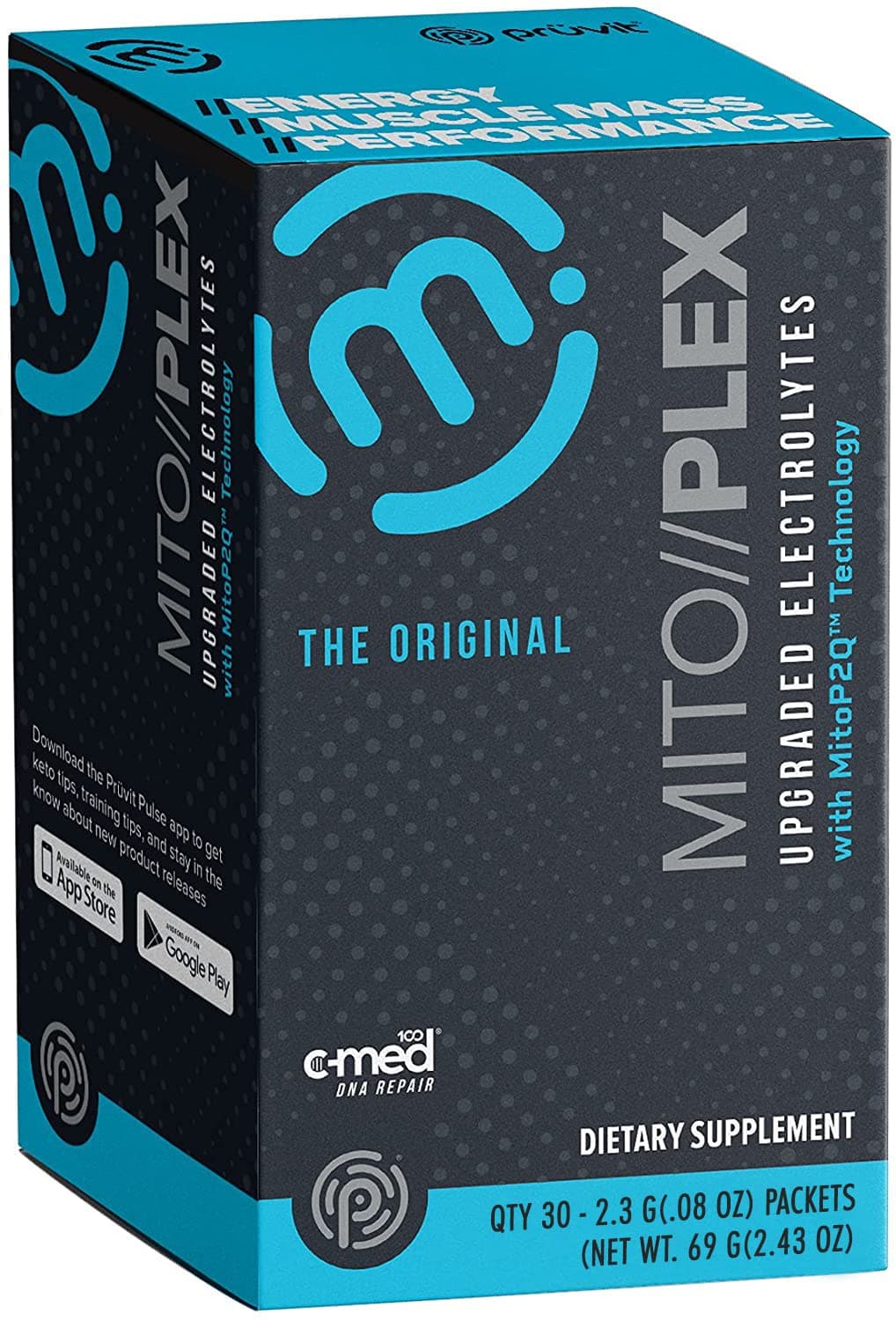 Pruvit MITO//PLEX® Upgraded Electrolytes with MitoP2Q Technology – MITO//PLEX® Supplement with Pure Therapeutic Ketones for Bones Growth, Energy Boost, and Immune System