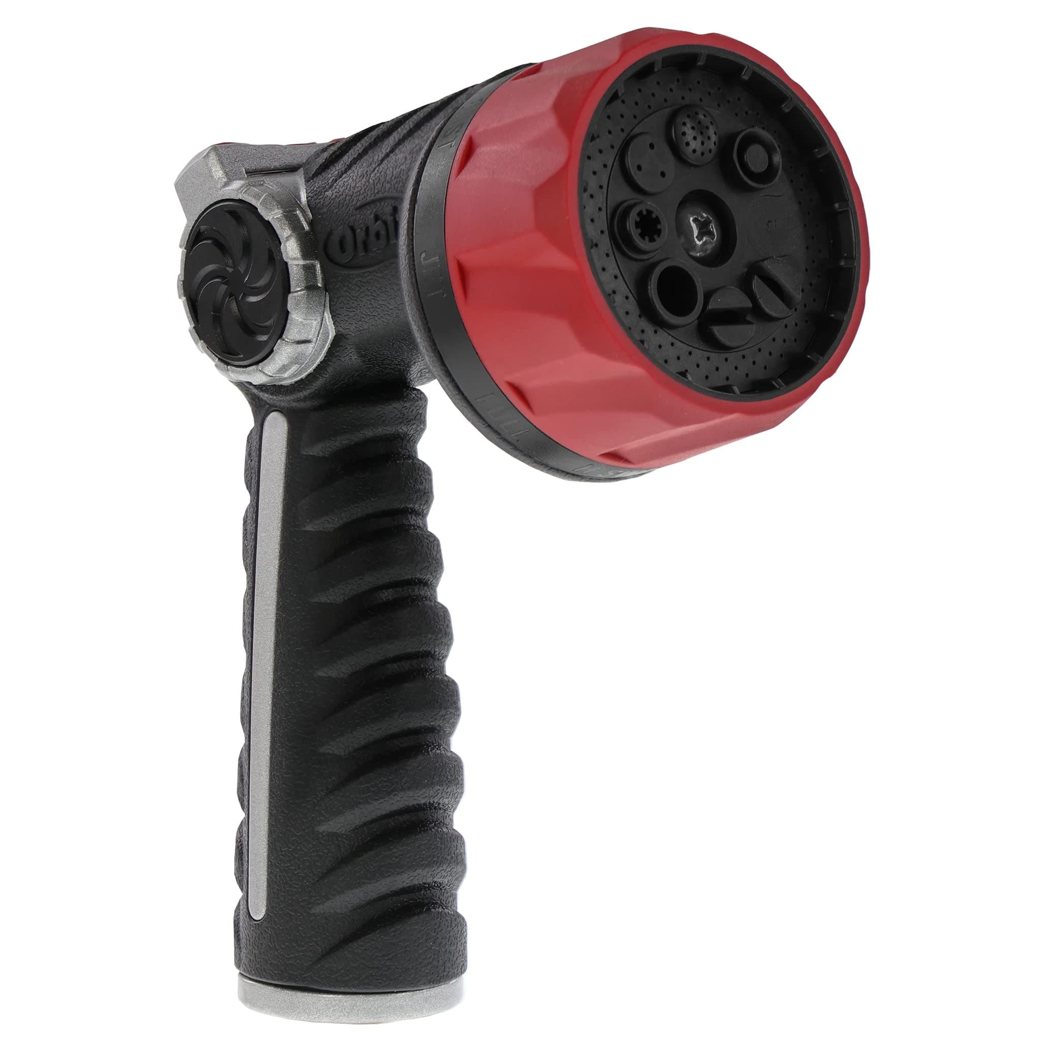 26812 8 Pattern Thumb Control Nozzle, Black