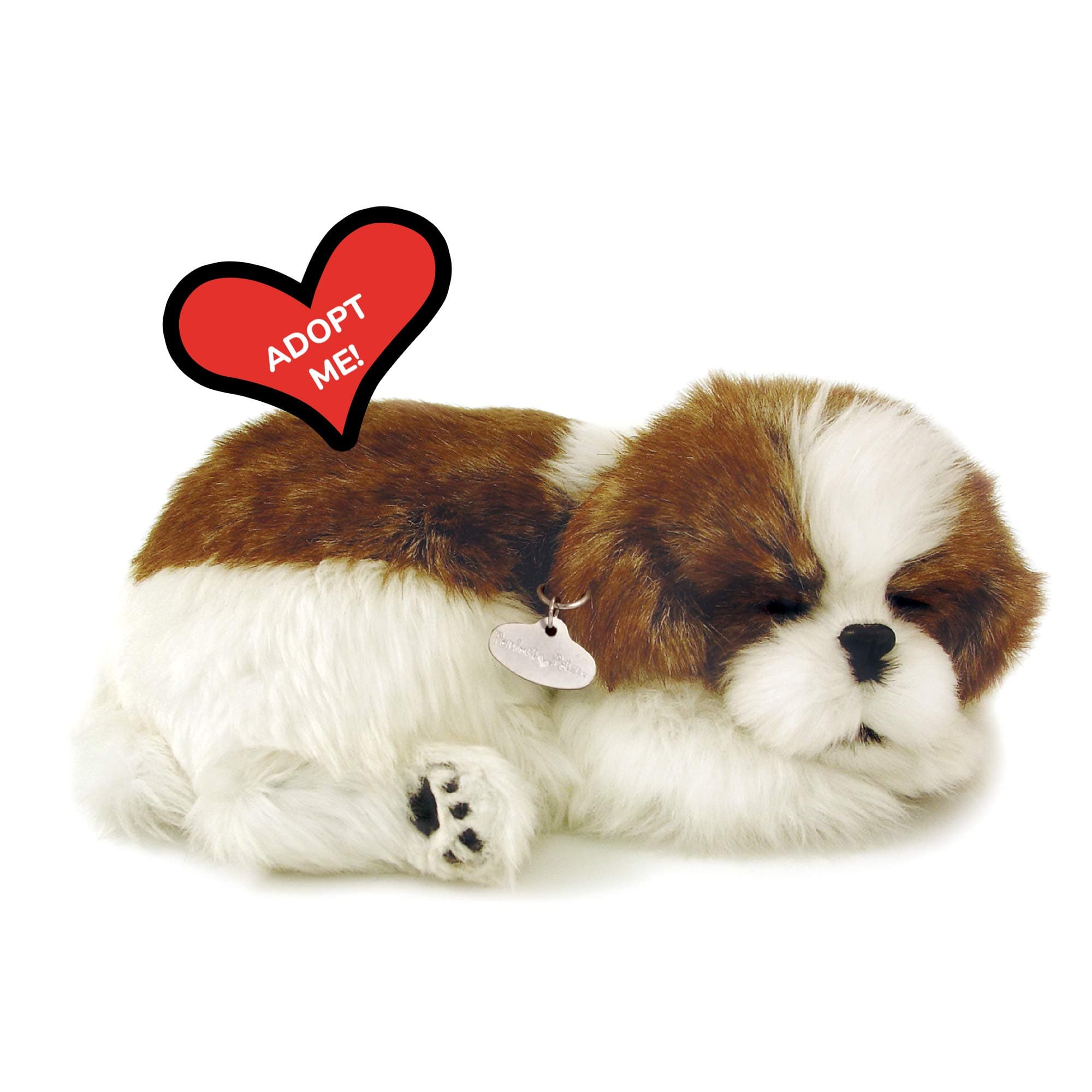 Original Shih Tzu, Realistic, Lifelike Stuffed Interactive Pet Toy, Companion Dog with 100% Handcrafted Synthetic Fur