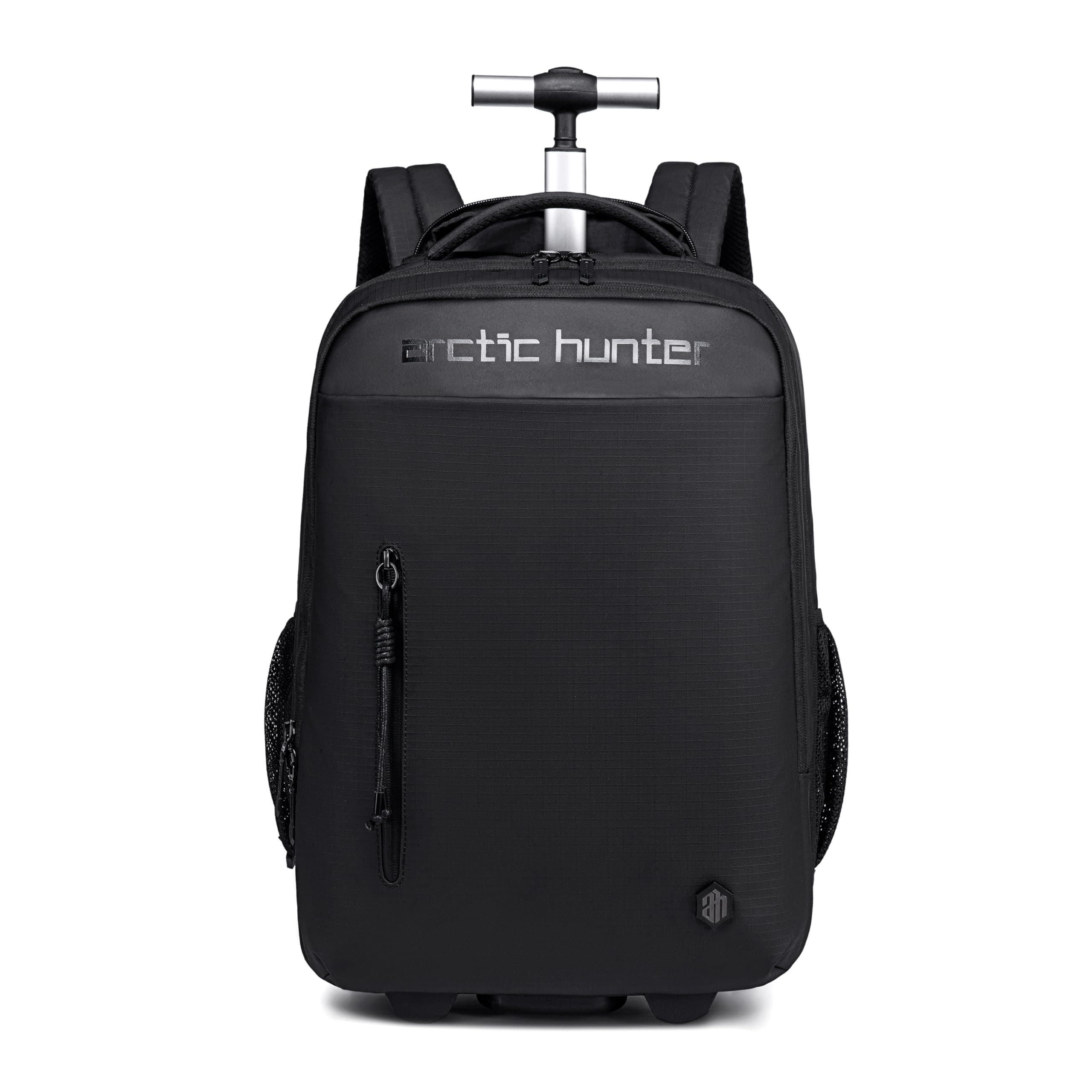 ah arctic hunter Durable Professional Rolling Backpack, Light Weight Water Resistant 19 Inch Backpack Trolley with 360° Degree Opening for Office Travel Business School, LG00657-1