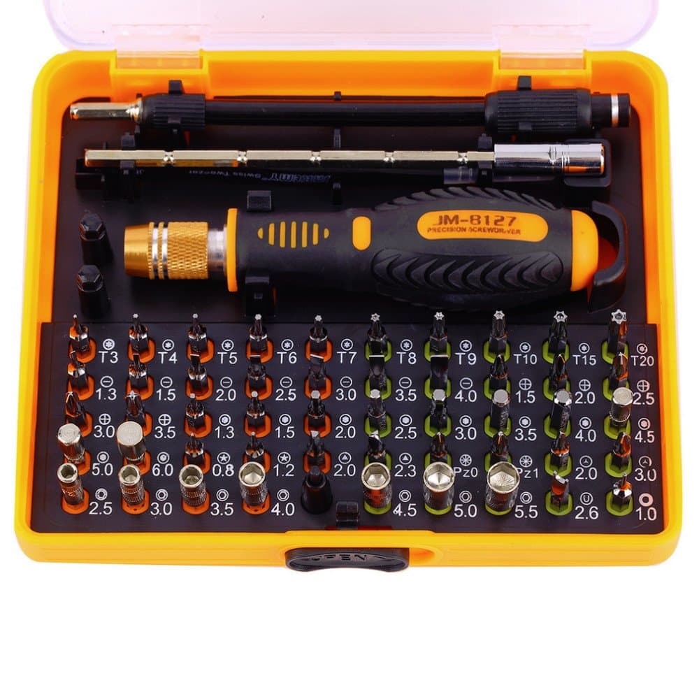 Screwdriver Set Multi-purpose 53 In 1 For Work Electronics, Diy Applications Pp & Tpr Material Hand Tools Professional