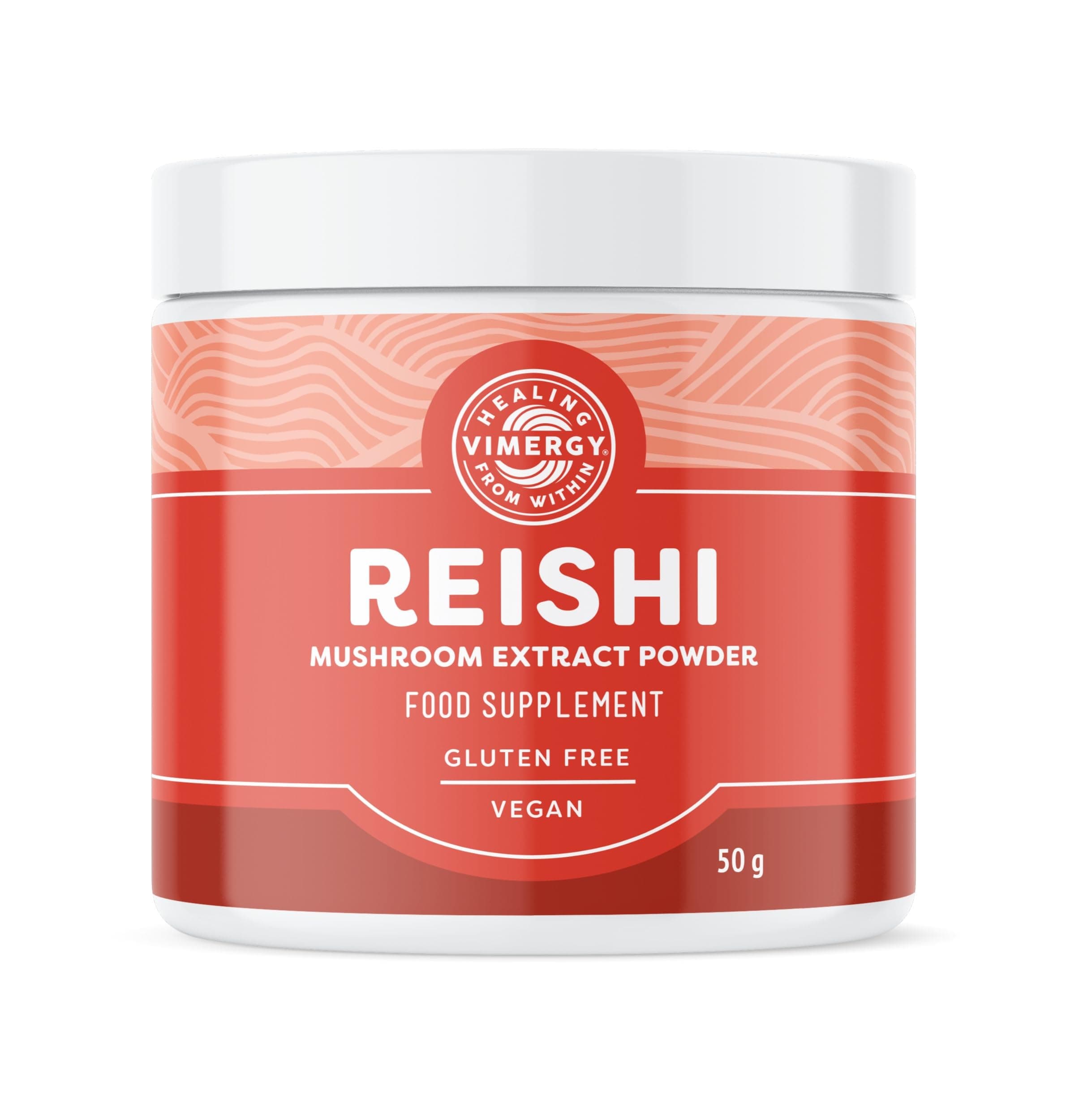 Reishi Mushroom Powder, 33 Servings – Reishi Mushroom Extract – Vegan Mushroom Supplement – Formulated Without Anti-Caking Agents, fillers, Flavors, or Sugar – Non-GMO & Gluten-Free (50g)