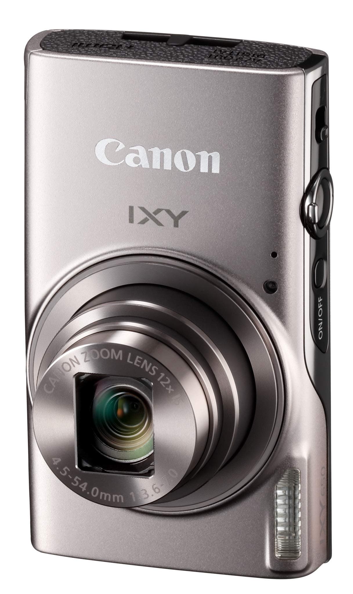 Canon IXY 650SL-A Compact Digital Camera, Silver, 12x Optical Zoom/Wi-Fi Compatible