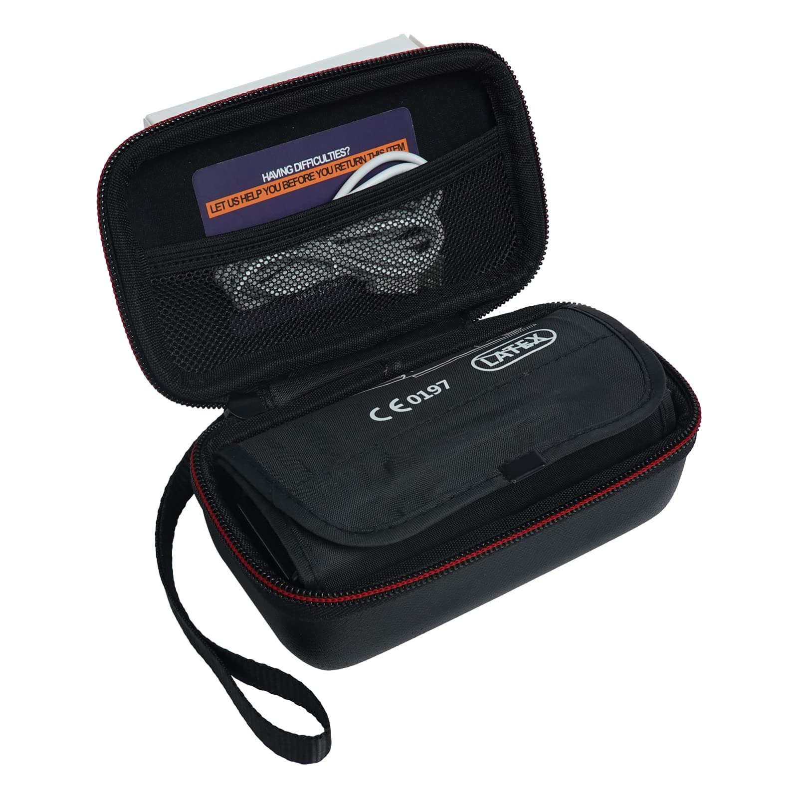 Travel Storage Case for Checkme Blood Pressure Monitor - BP2BP2 CnnectBP2A & BP2A Relax, A Compatible Smart Upper Arm BP Machine Case